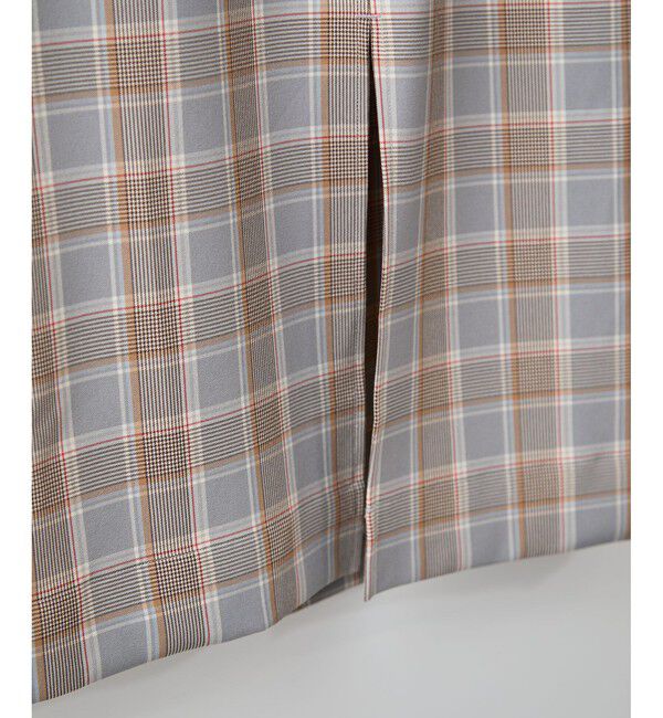 VIS「【美easy】コンフォートツイルウエストデザインIラインスカート【洗える/防シワ/UVケア】」|スカート|