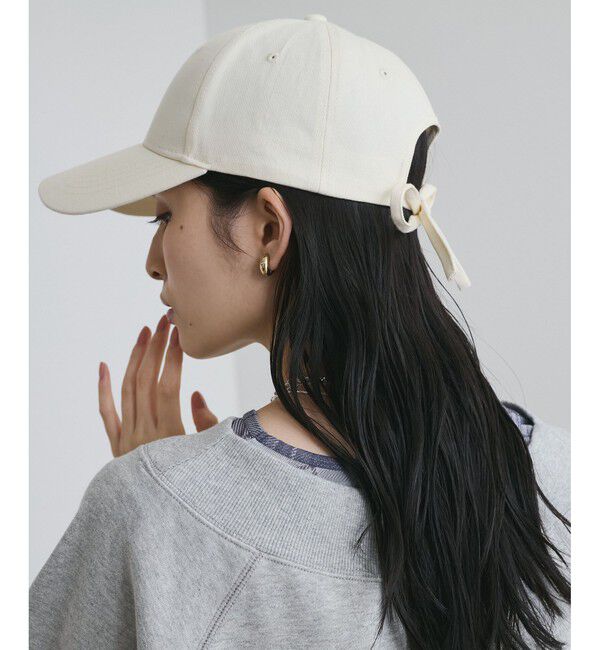 VIS「バックリボンツイルCAP」|キャップ・キャスケット|生成メイン