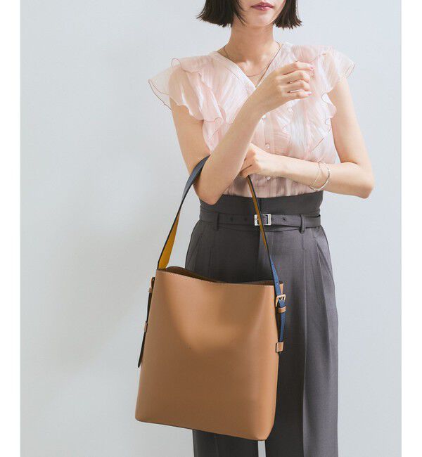 VIS「【新色追加】【A4収納】リバーシブルハンドルワンショルダーバッグ」|トートバッグ|