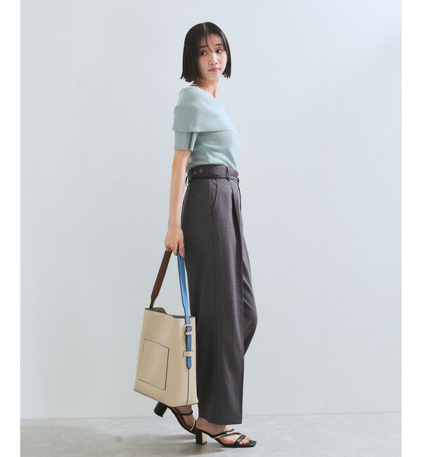 VIS「【新色追加】【A4収納】リバーシブルハンドルワンショルダーバッグ」|トートバッグ|