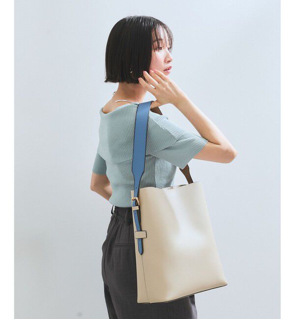 VIS「【新色追加】【A4収納】リバーシブルハンドルワンショルダーバッグ」|トートバッグ|