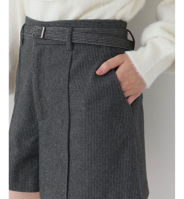 VIS「ジャージメルトンベルト付きショートパンツ」|チノ|
