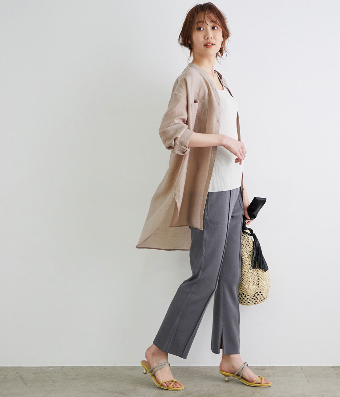 Rope&rsquo;Picnic「【セットアップ対応】サーマル裾スリットパンツ」|その他|