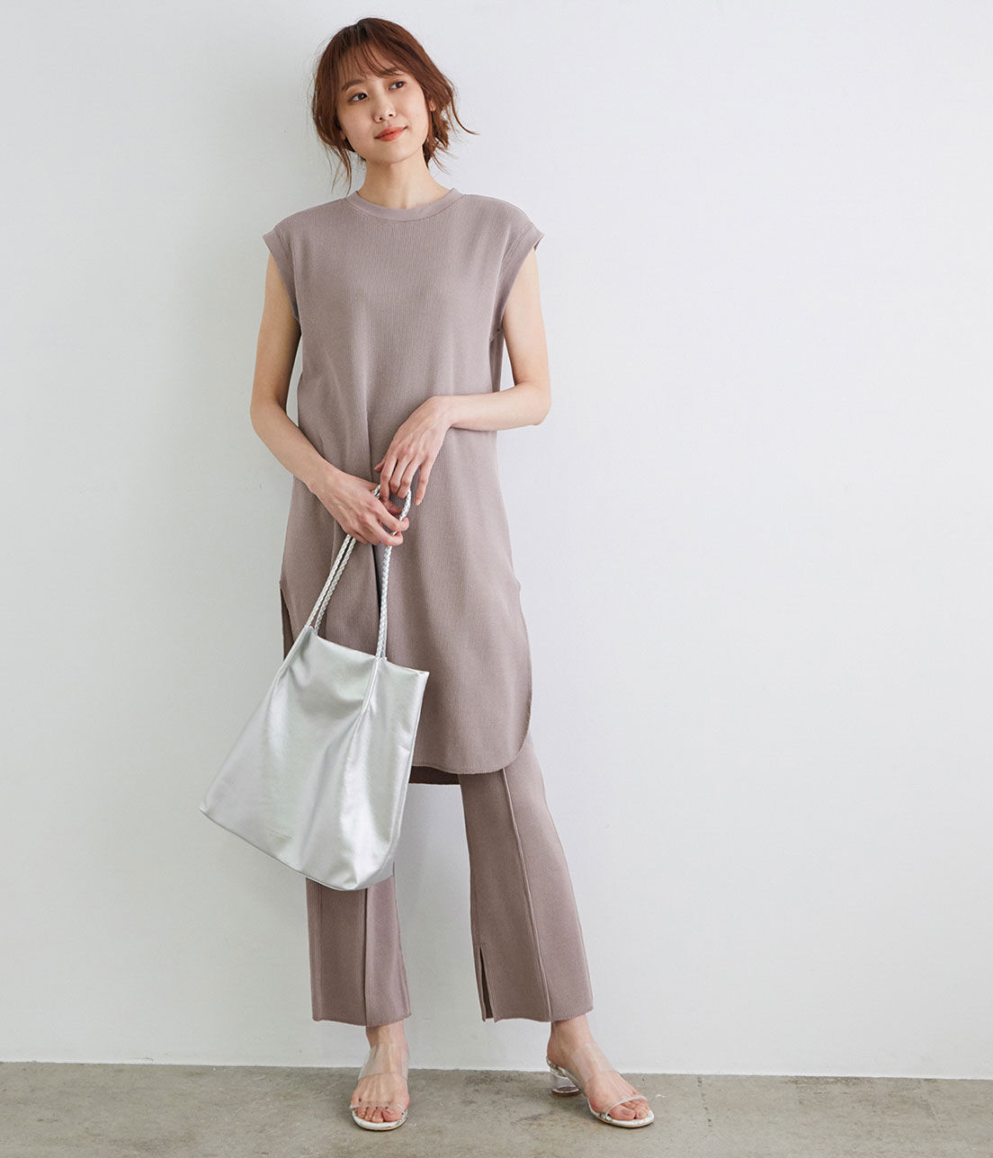 Rope&rsquo;Picnic「【セットアップ対応】サーマル裾スリットパンツ」|その他|