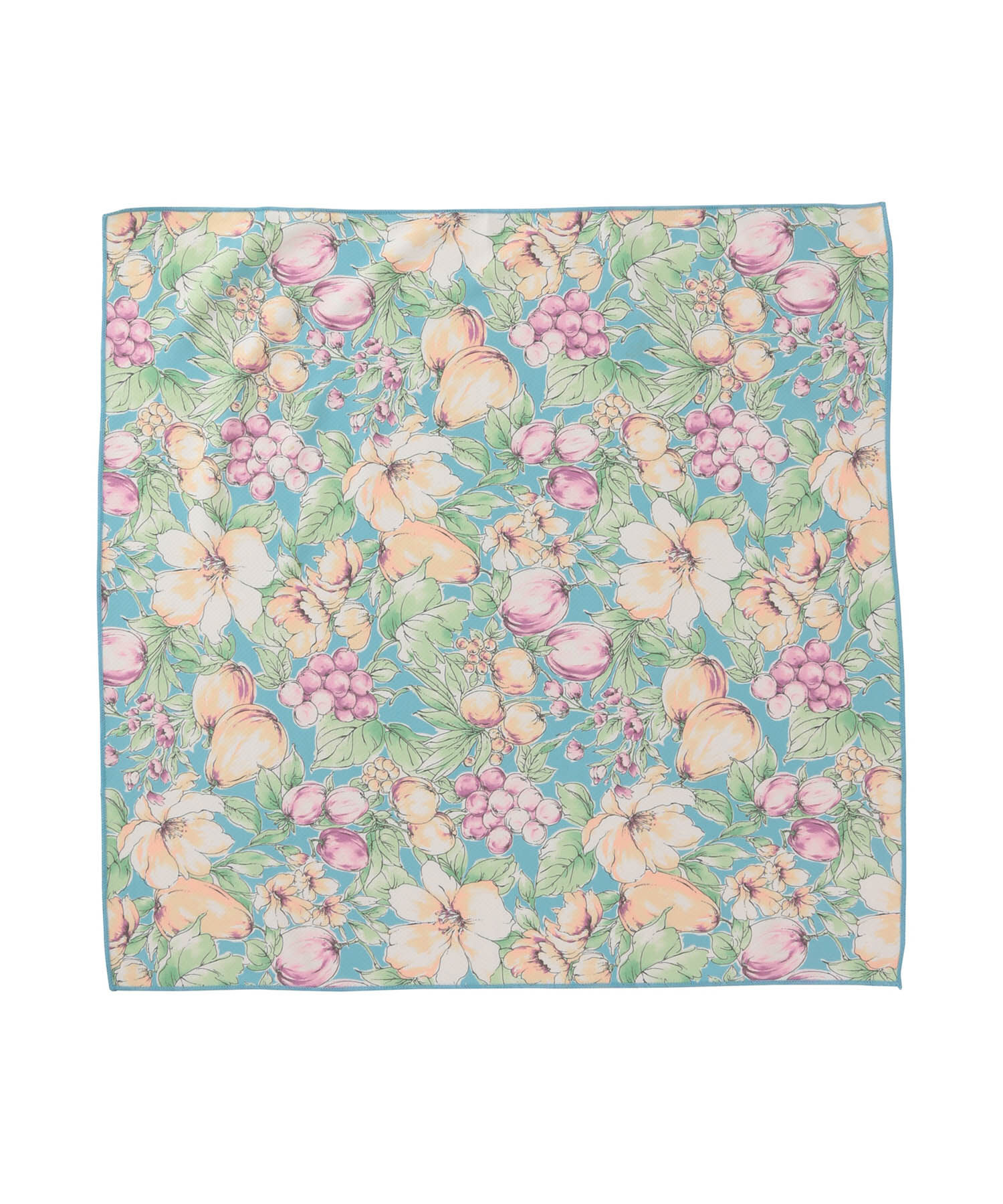 ROPE PICNIC PASSAGE「【接触冷感】スカーフリング付きヴィンテージフルーツ柄スカーフ」|バンダナ・スカーフ|