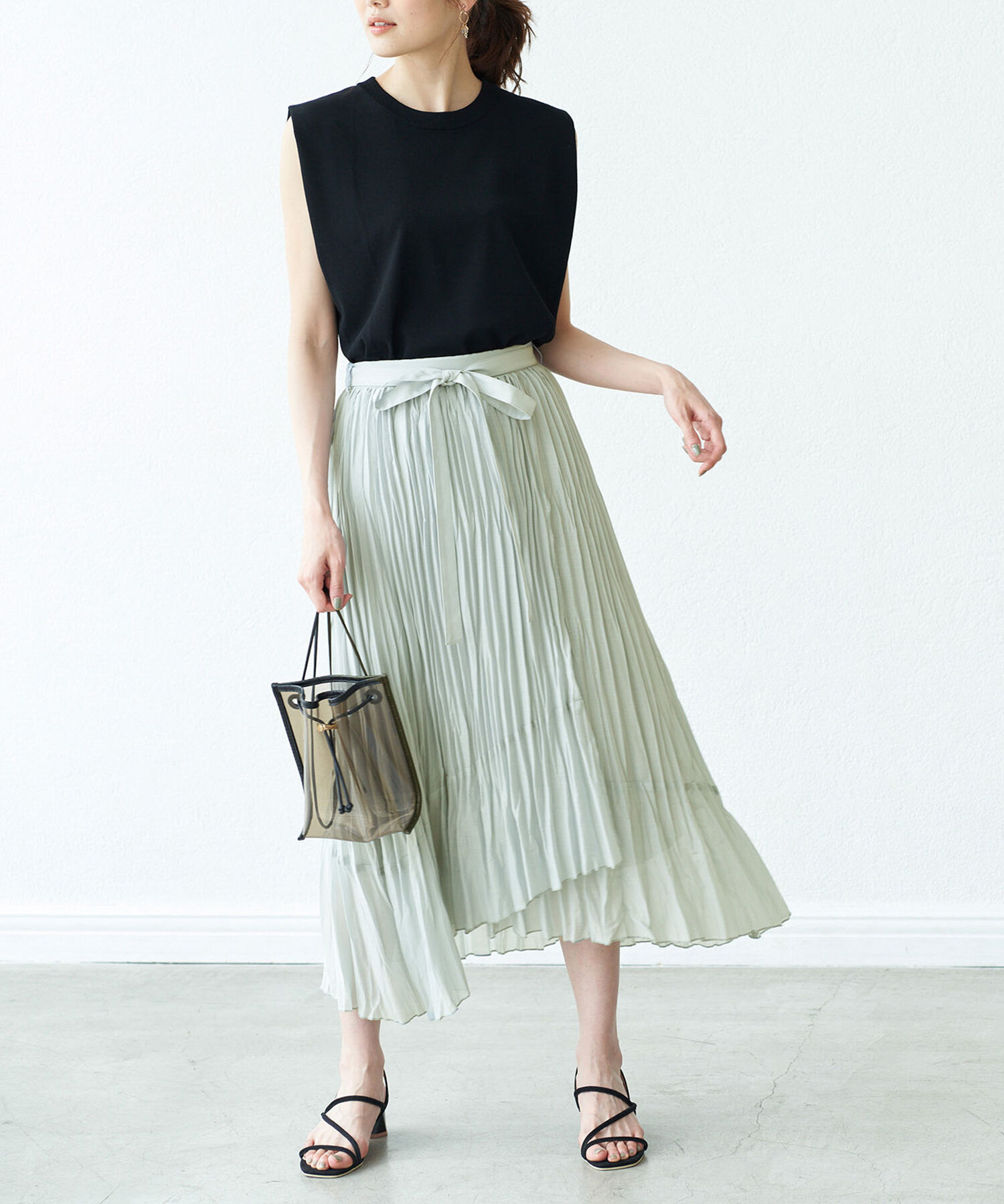 Rope&rsquo;Picnic「【撥水加工】シアープリーツスカート」|スカート|