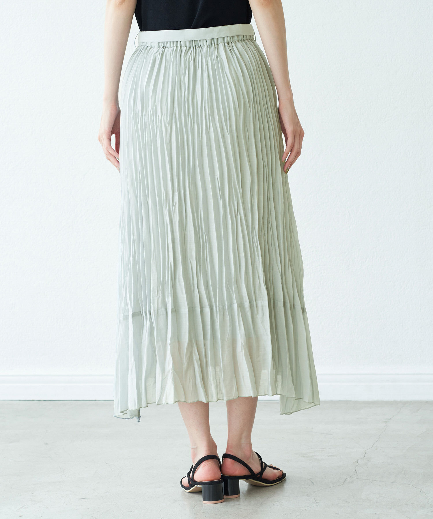 Rope&rsquo;Picnic「【撥水加工】シアープリーツスカート」|スカート|