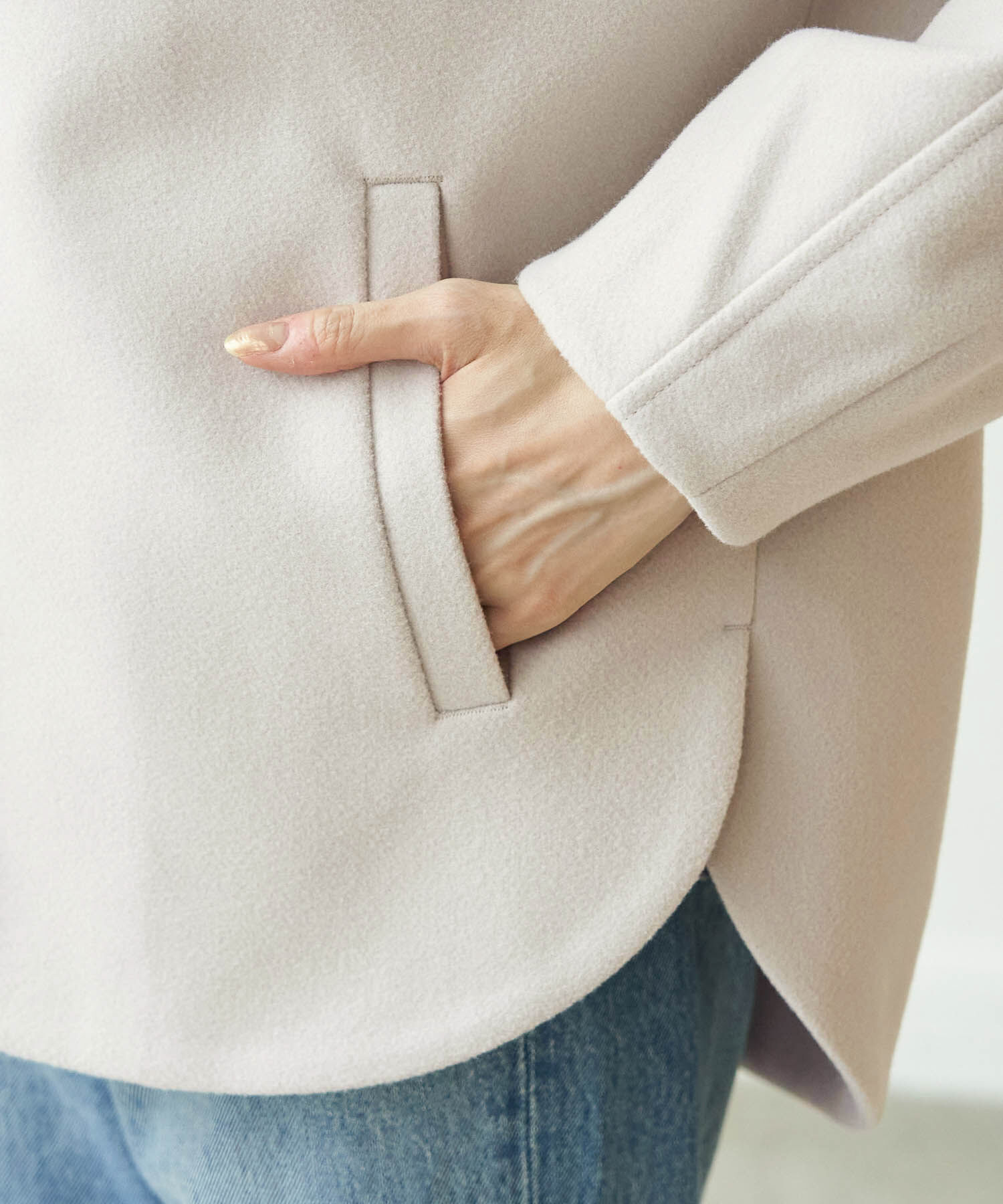 Rope&rsquo;Picnic「ジャージメルトンジップアップフーディ」|その他|