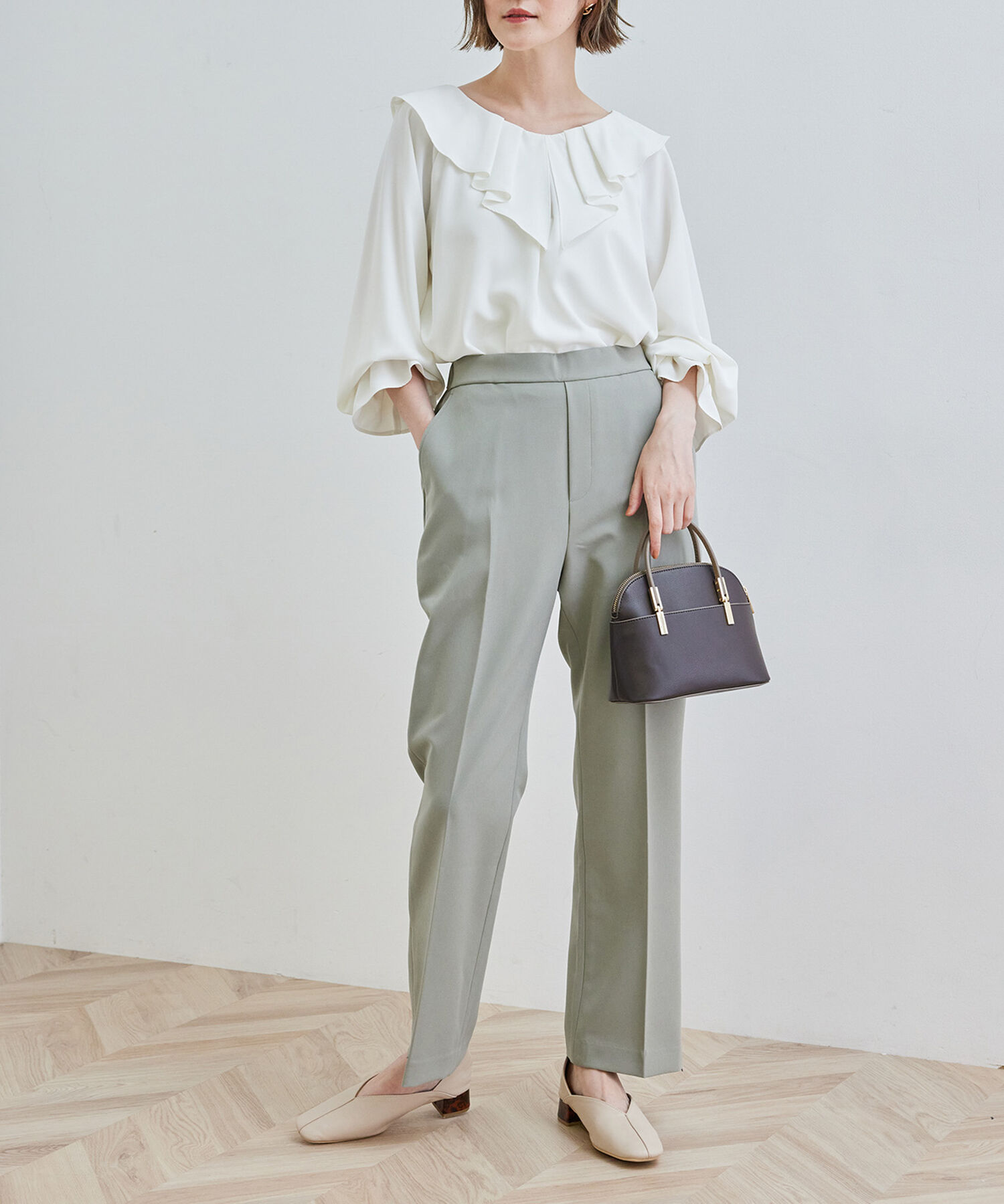 Rope&rsquo;Picnic「【ラク美】ファスナースリットパンツ」|その他|