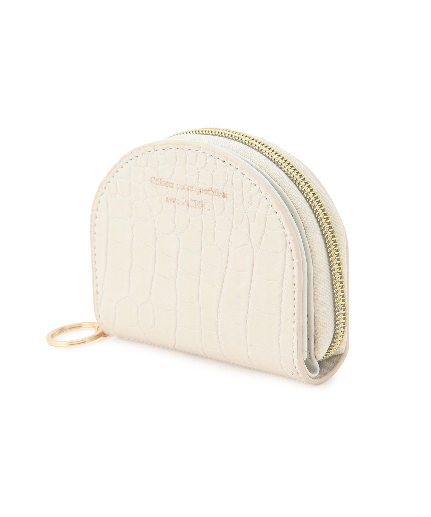 ROPE PICNIC PASSAGE「ミラー付クロコ型押しマルチケース」|その他|