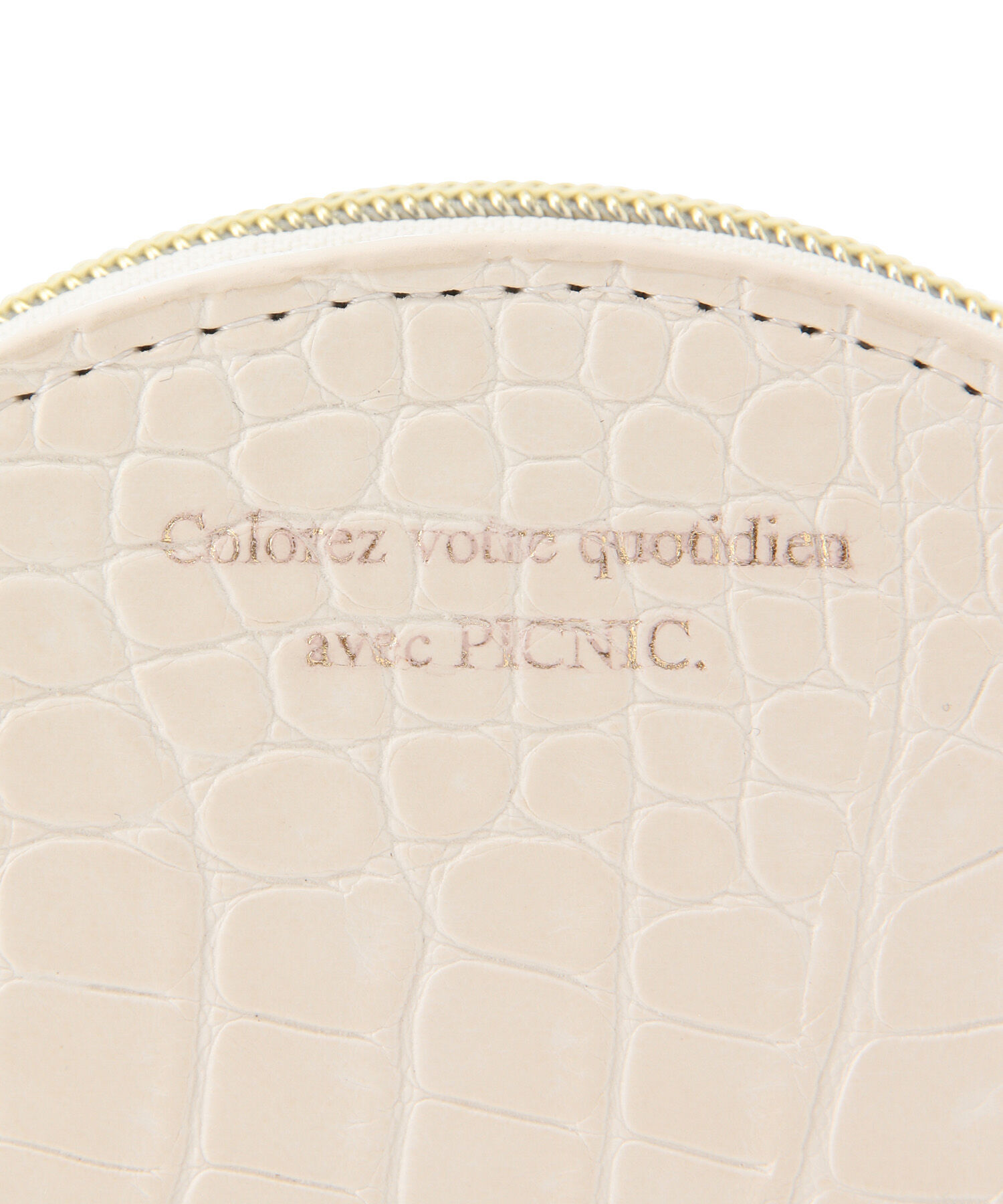 ROPE PICNIC PASSAGE「ミラー付クロコ型押しマルチケース」|その他|