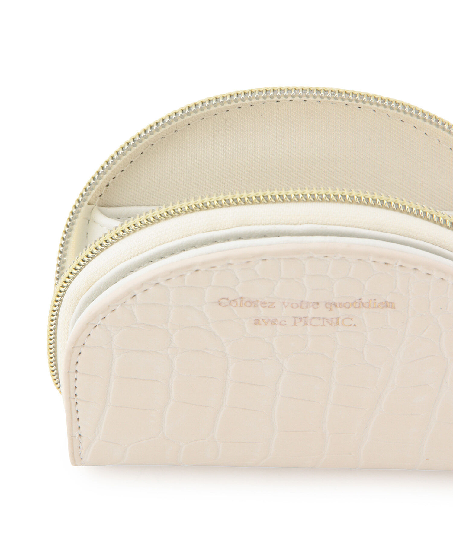 ROPE PICNIC PASSAGE「ミラー付クロコ型押しマルチケース」|その他|