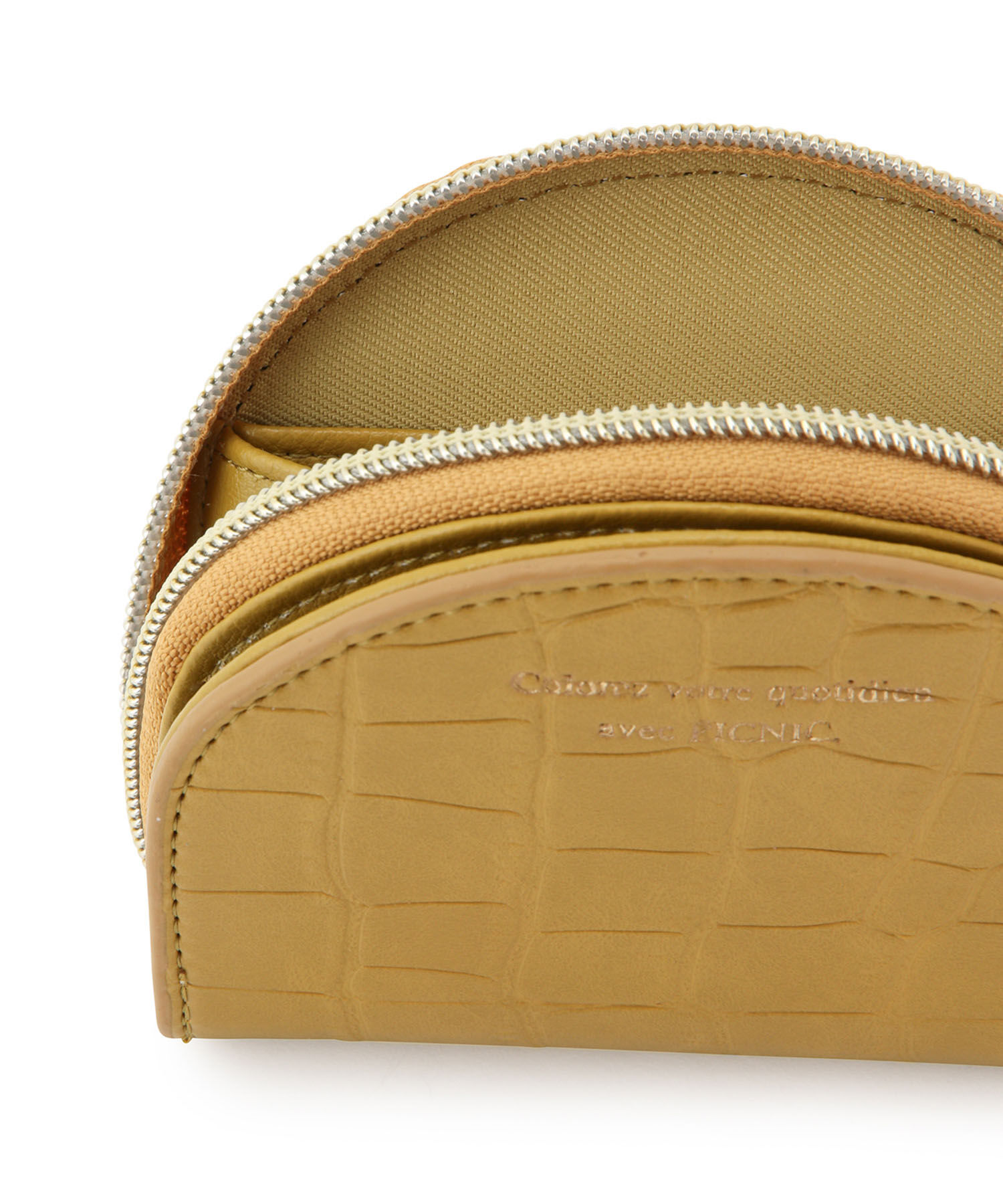 ROPE PICNIC PASSAGE「ミラー付クロコ型押しマルチケース」|その他|