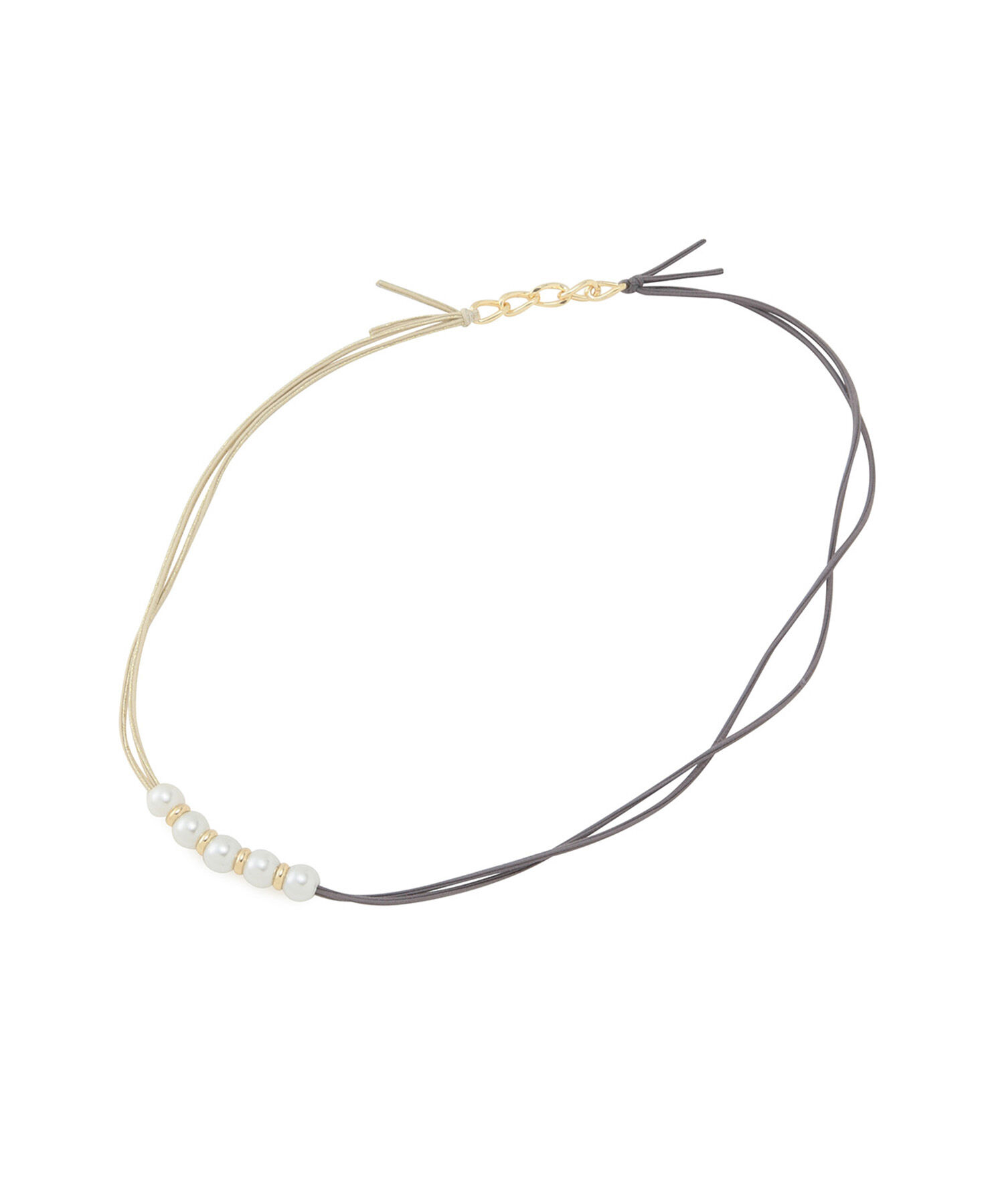 ROPE PICNIC PASSAGE「パール&times;リボンスリムポニーセット」|ヘアゴム・シュシュ|