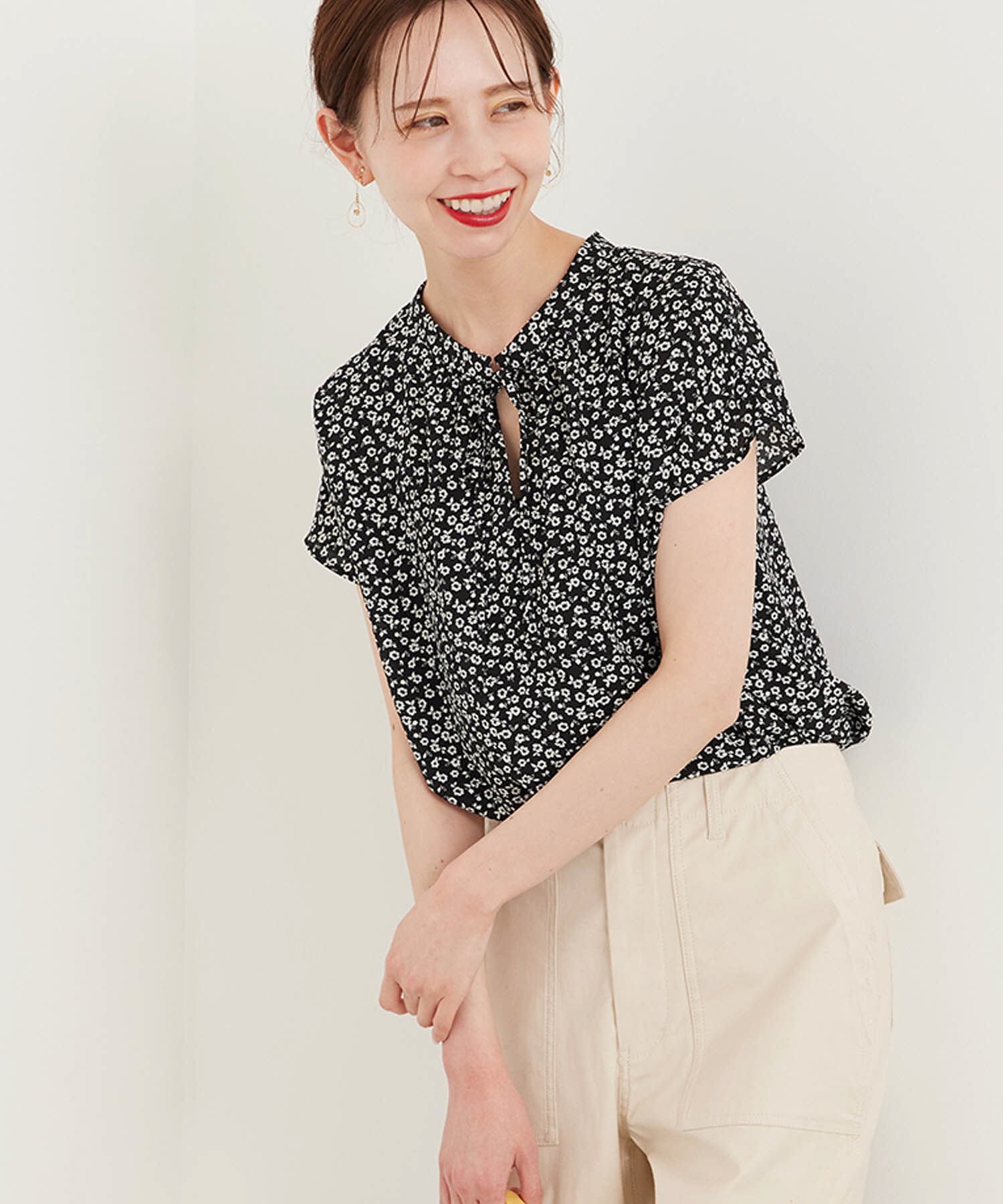 Rope&rsquo;Picnic「2WAY/スタンドブラウス」|シャツ・ブラウス|