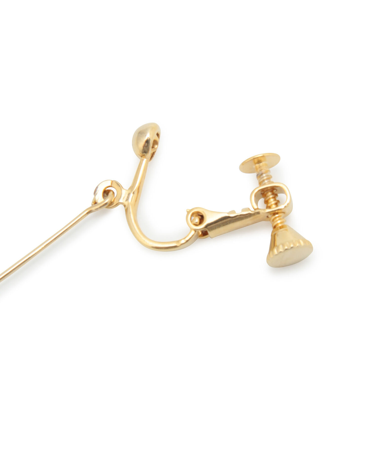 ROPE PICNIC PASSAGE「メタルドロップロングイヤリング」|イヤリング|