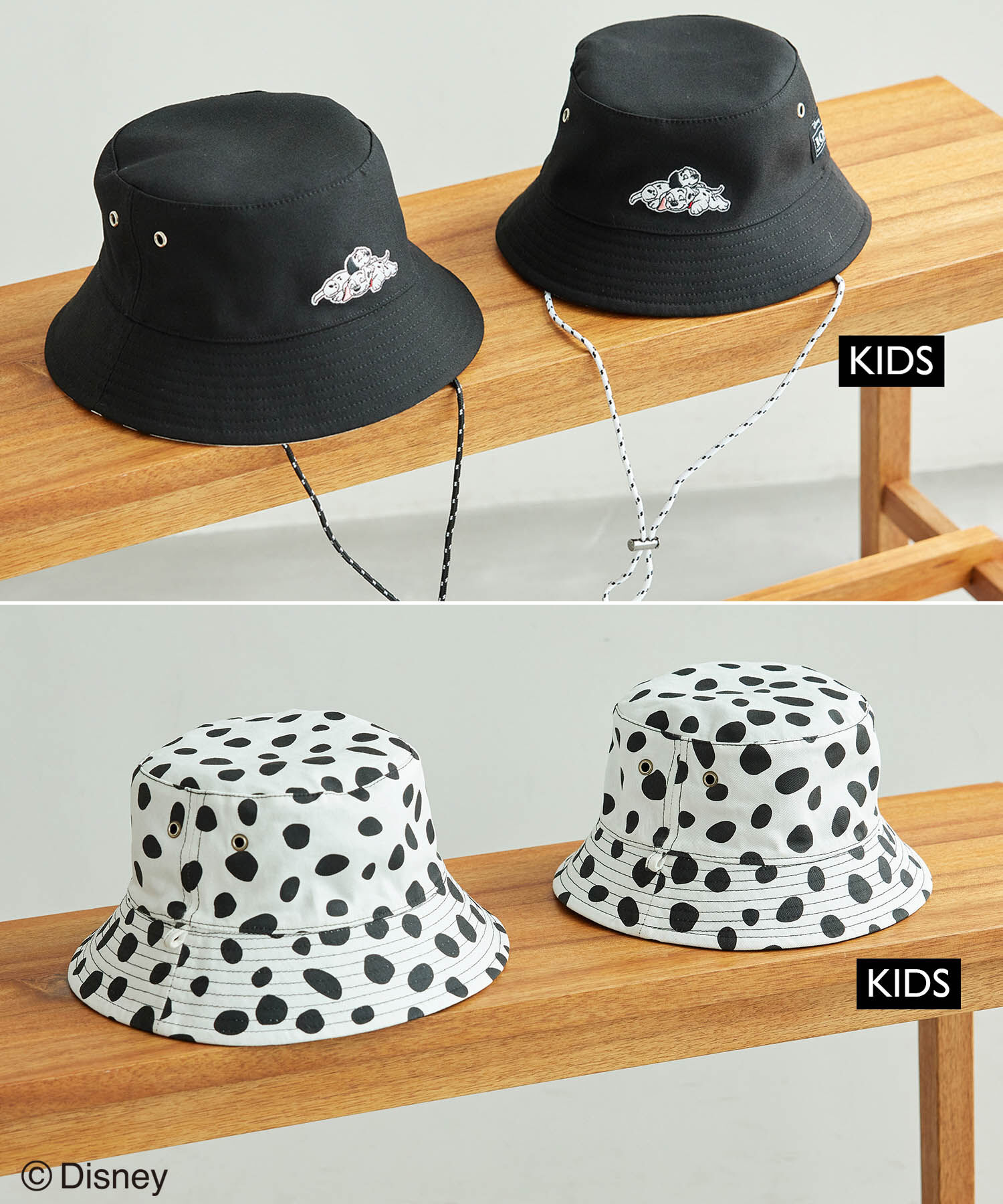 ROPE PICNIC PASSAGE「【101匹わんちゃん】リンクコーデ/リバーシブルアドベンチャーハット」|ハット|