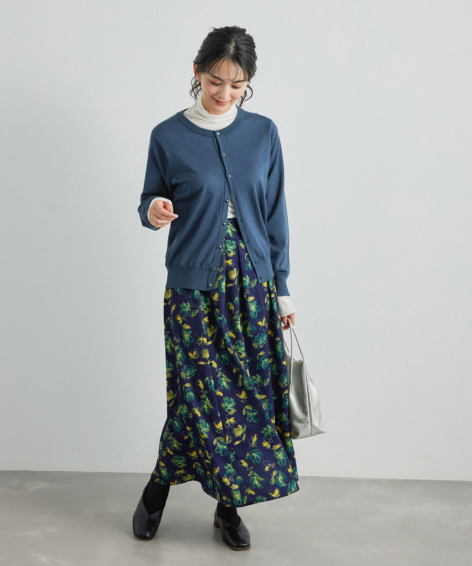 Rope&rsquo;Picnic「洗濯機OK/リンクコーデ/ベーシックカーディガン」|カーディガン|