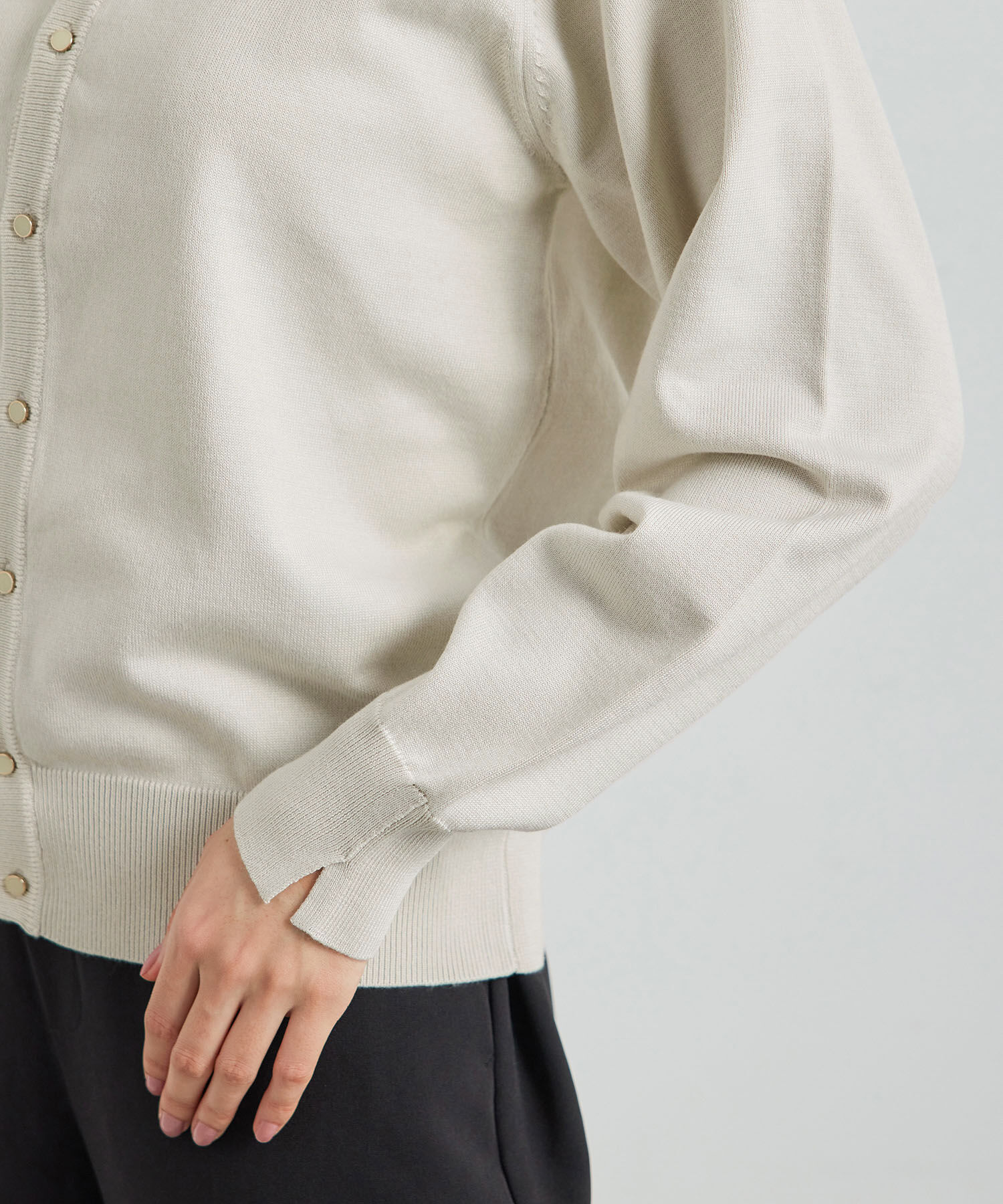 Rope&rsquo;Picnic「洗濯機OK/リンクコーデ/ベーシックカーディガン」|カーディガン|