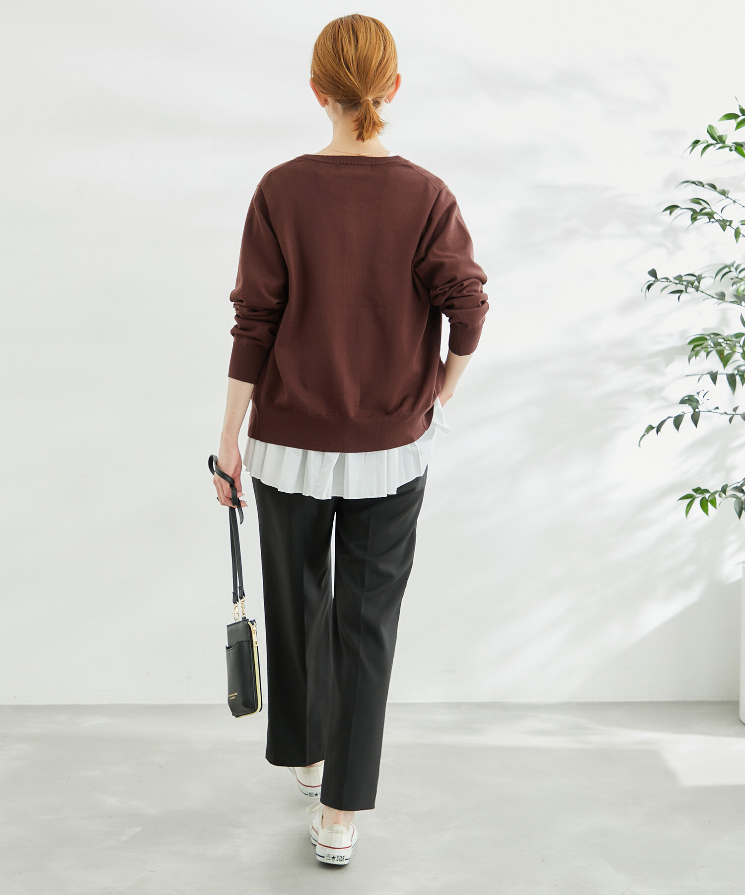 Rope&rsquo;Picnic「洗濯機OK/リンクコーデ/ベーシックカーディガン」|カーディガン|