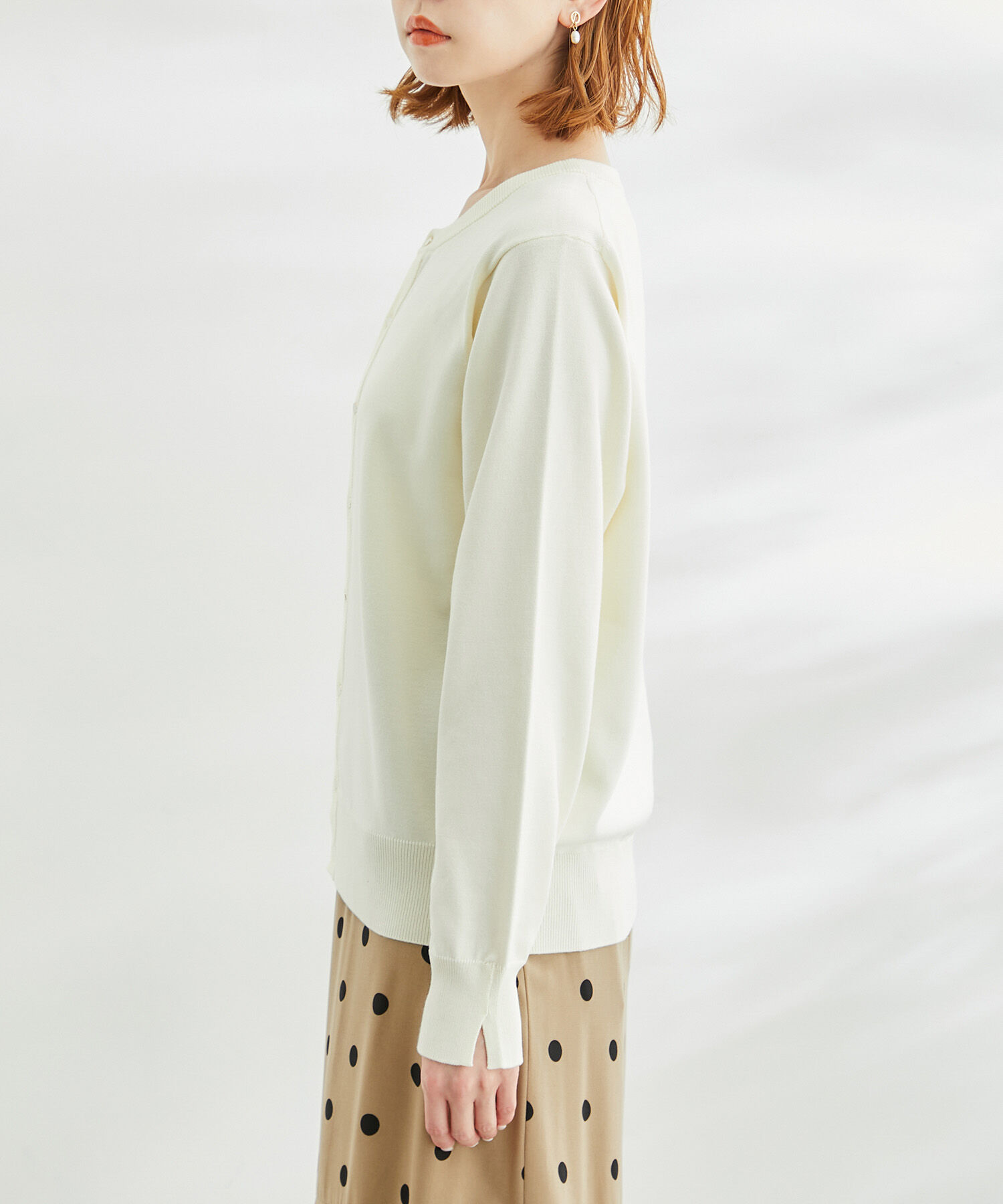 Rope&rsquo;Picnic「洗濯機OK/リンクコーデ/ベーシックカーディガン」|カーディガン|