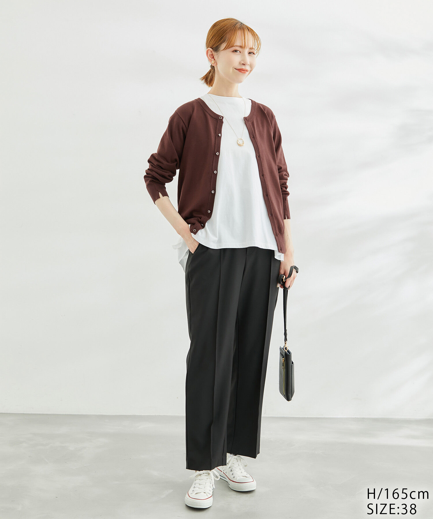 Rope&rsquo;Picnic「洗濯機OK/リンクコーデ/ベーシックカーディガン」|カーディガン|