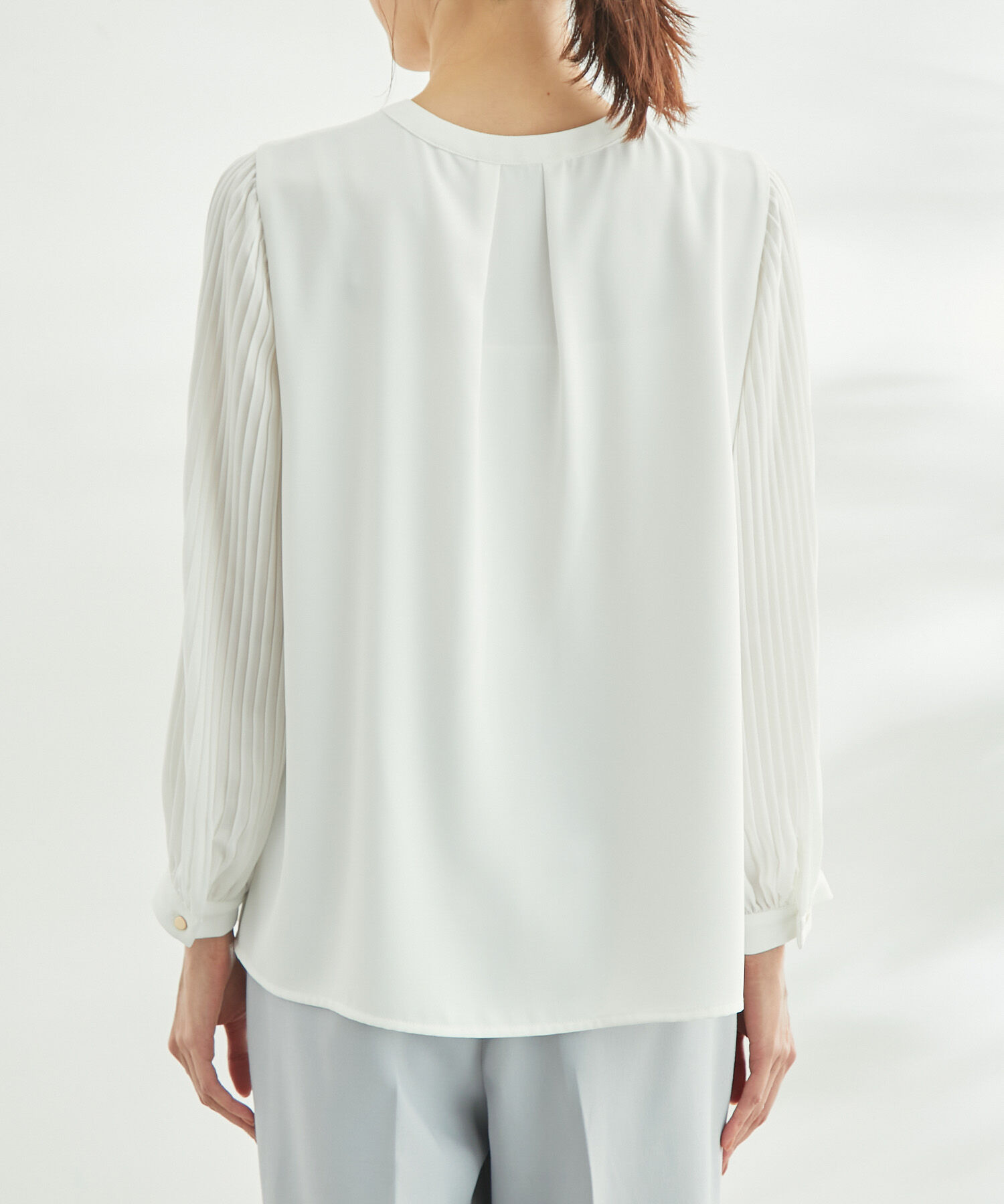 Rope&rsquo;Picnic「洗える/プリーツスリーブブラウス」|シャツ・ブラウス|