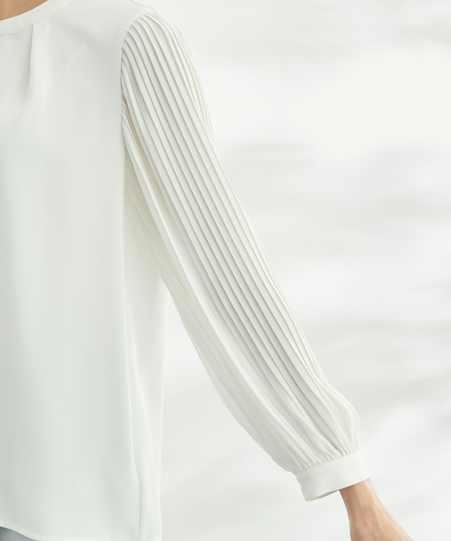 Rope&rsquo;Picnic「洗える/プリーツスリーブブラウス」|シャツ・ブラウス|