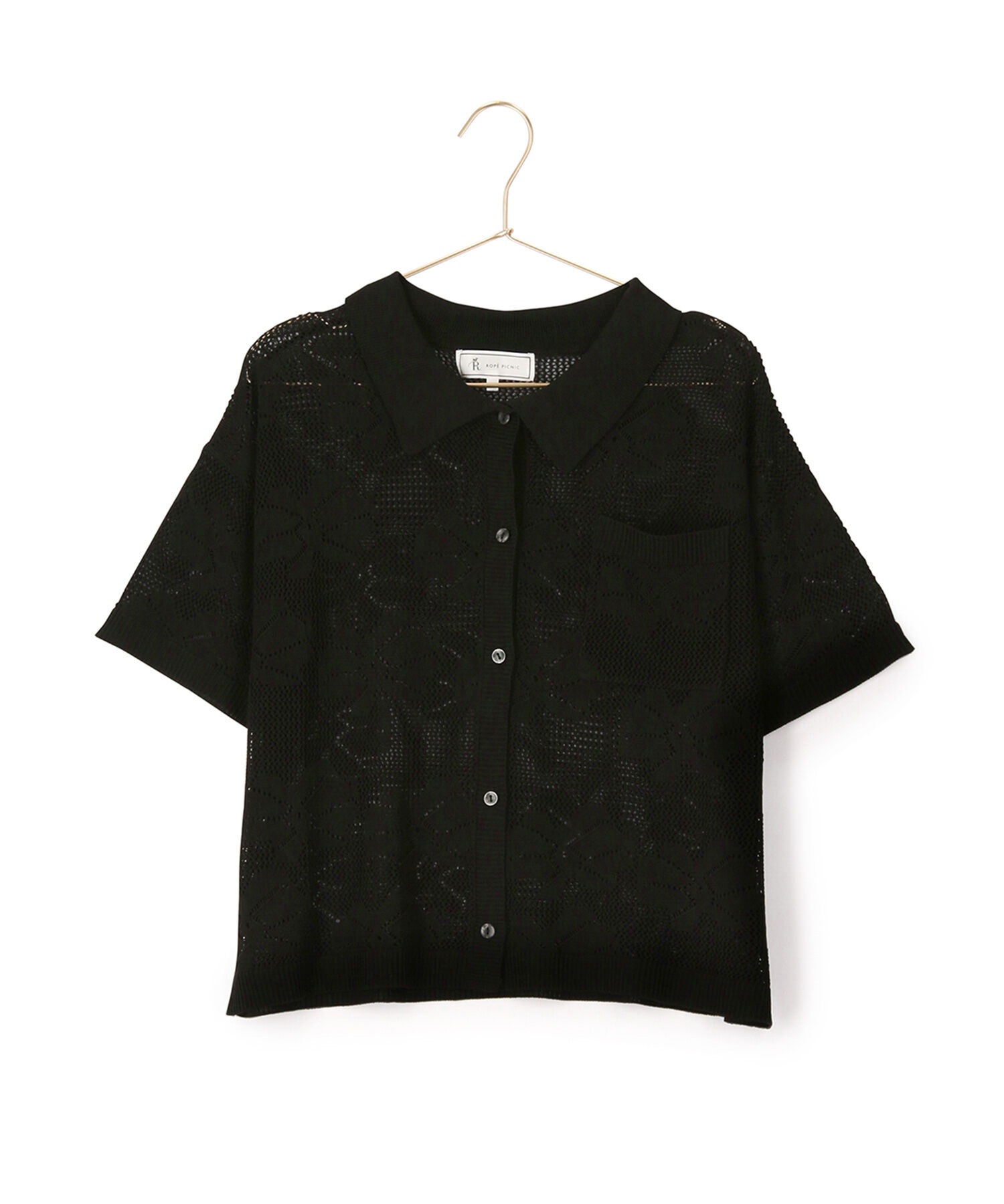 ROPE' PICNIC R「フラワーレースニットカーディガン」|カーディガン|