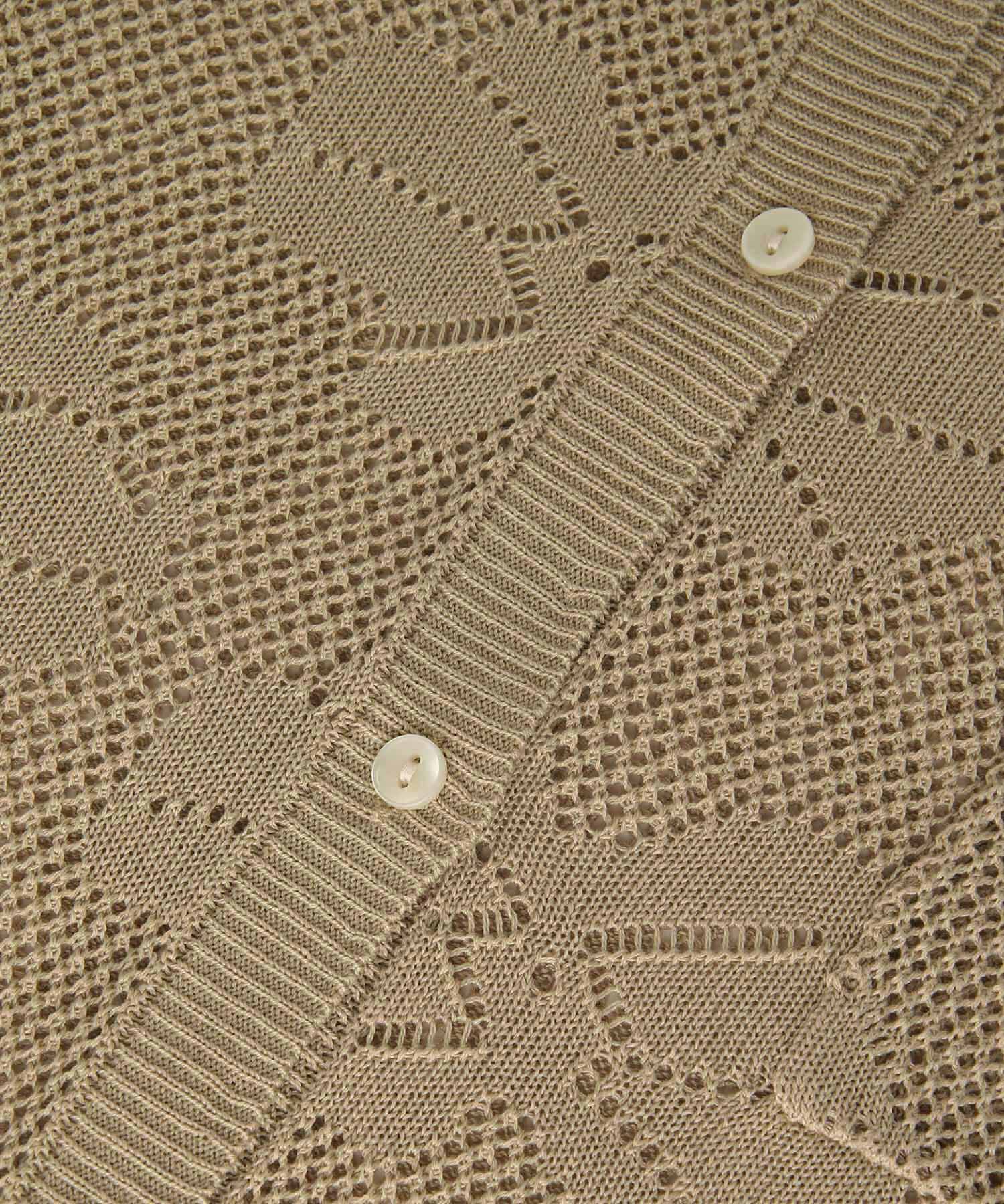 ROPE' PICNIC R「フラワーレースニットカーディガン」|カーディガン|