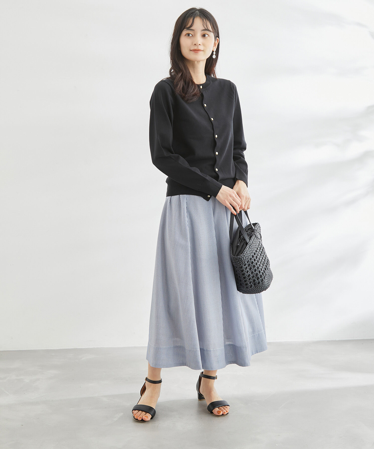 Rope&rsquo;Picnic「ENERGYシリーズ/ゴールドボタンカーディガン」|カーディガン|