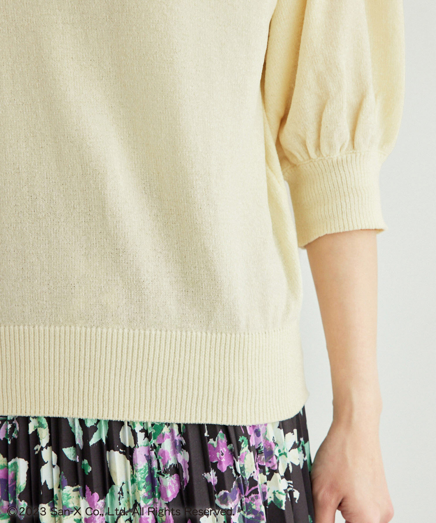 Rope&rsquo;Picnic「【Rilakkuma(リラックマ) 】meets ROPE' PICNIC/フリルニットプルオーバー」|ニット・セーター|