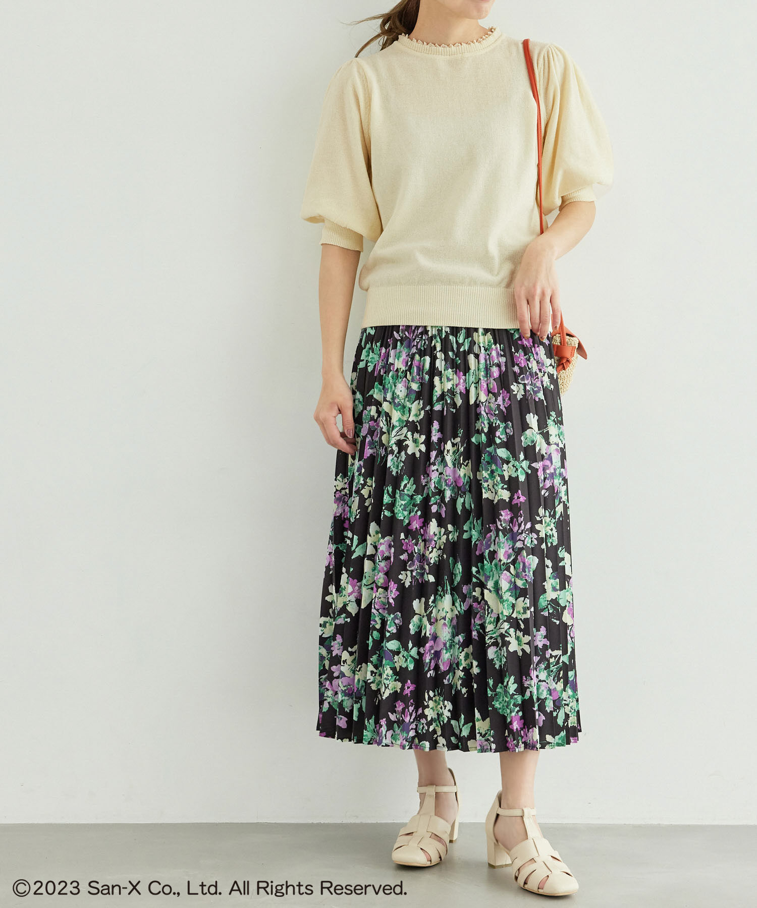 Rope&rsquo;Picnic「【Rilakkuma(リラックマ) 】meets ROPE' PICNIC/フリルニットプルオーバー」|ニット・セーター|