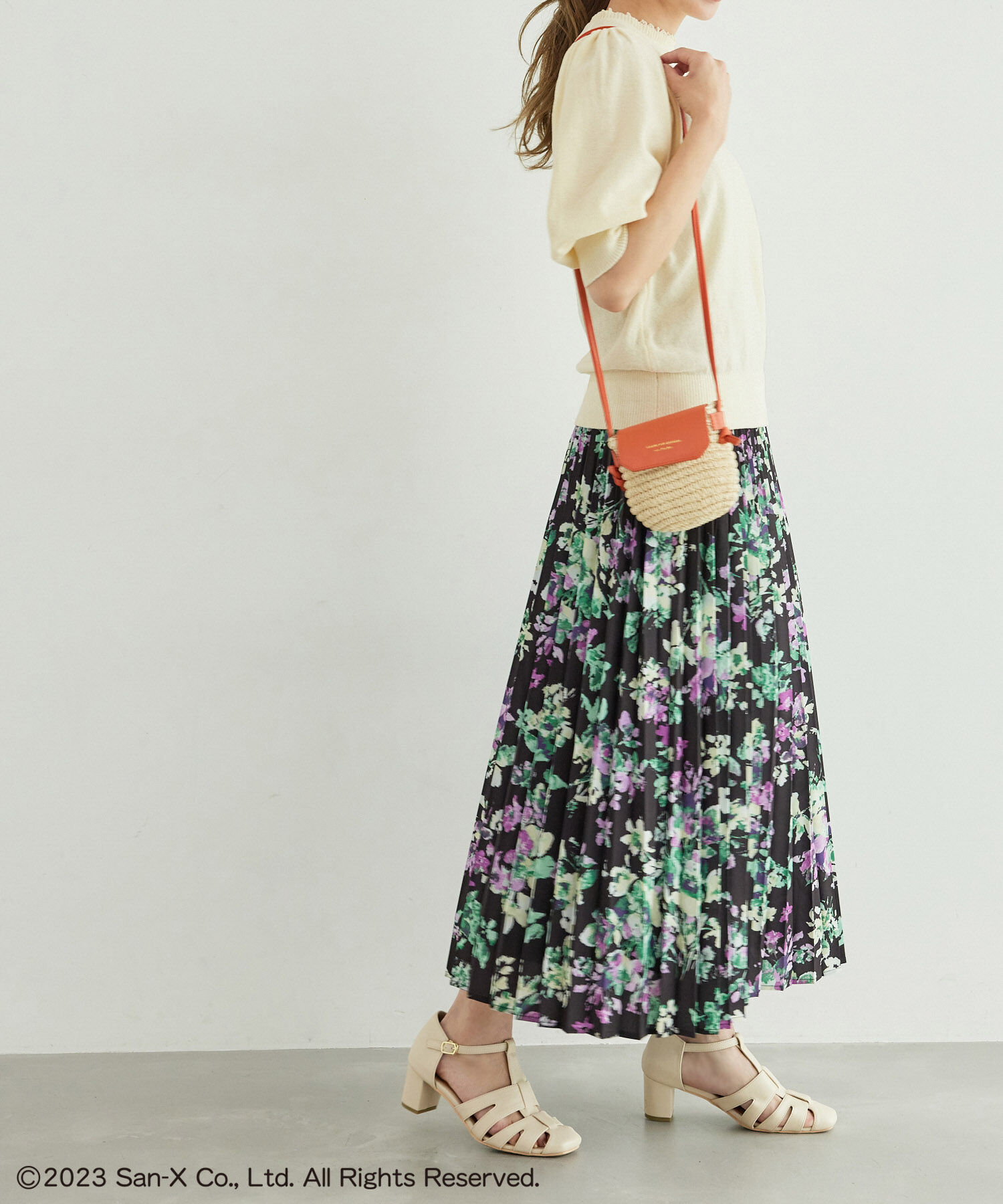 Rope&rsquo;Picnic「【Rilakkuma(リラックマ) 】meets ROPE' PICNIC/フリルニットプルオーバー」|ニット・セーター|