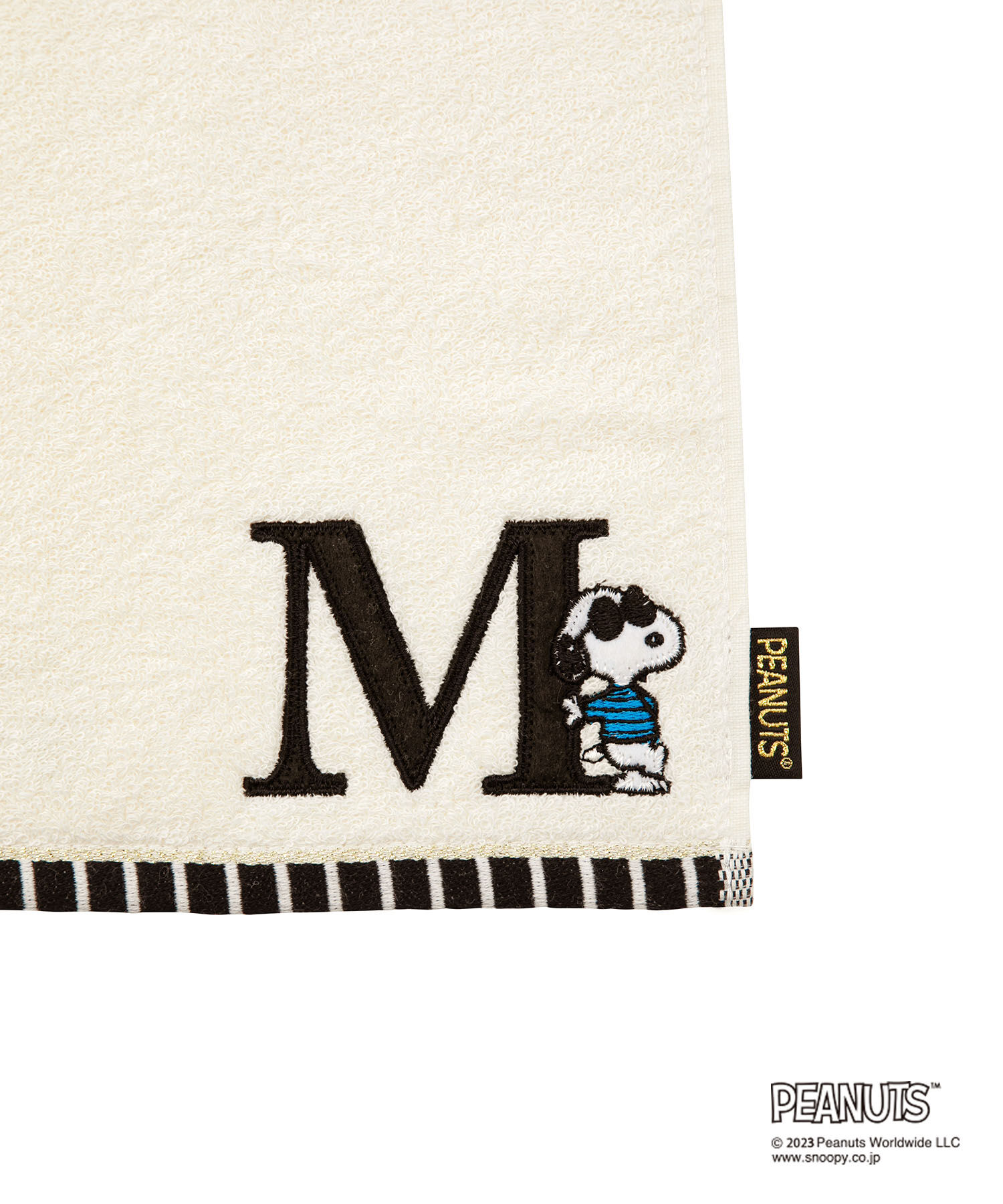 ROPE PICNIC PASSAGE「【PEANUTS】スヌーピーイニシャルミニタオル」|ハンカチ|