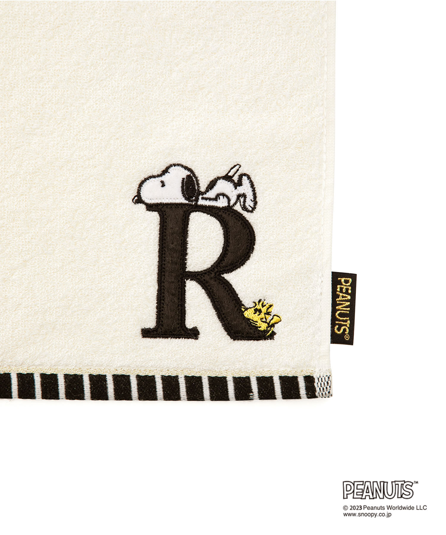 ROPE PICNIC PASSAGE「【PEANUTS】スヌーピーイニシャルミニタオル」|ハンカチ|