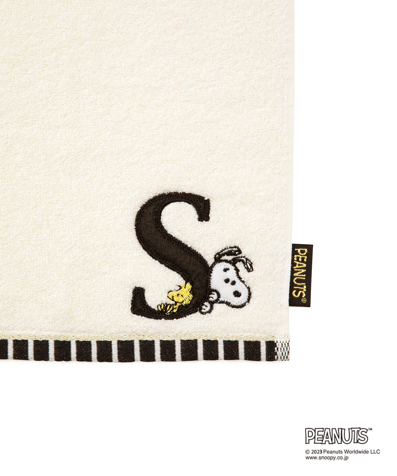 ROPE PICNIC PASSAGE「【PEANUTS】スヌーピーイニシャルミニタオル」|ハンカチ|