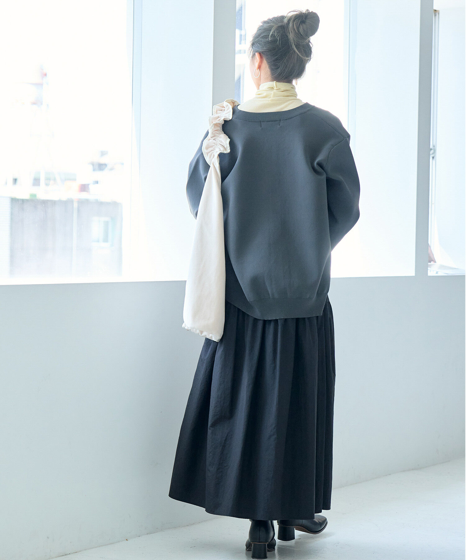 ROPE' PICNIC R「ナイロンギャザースカート」|スカート|