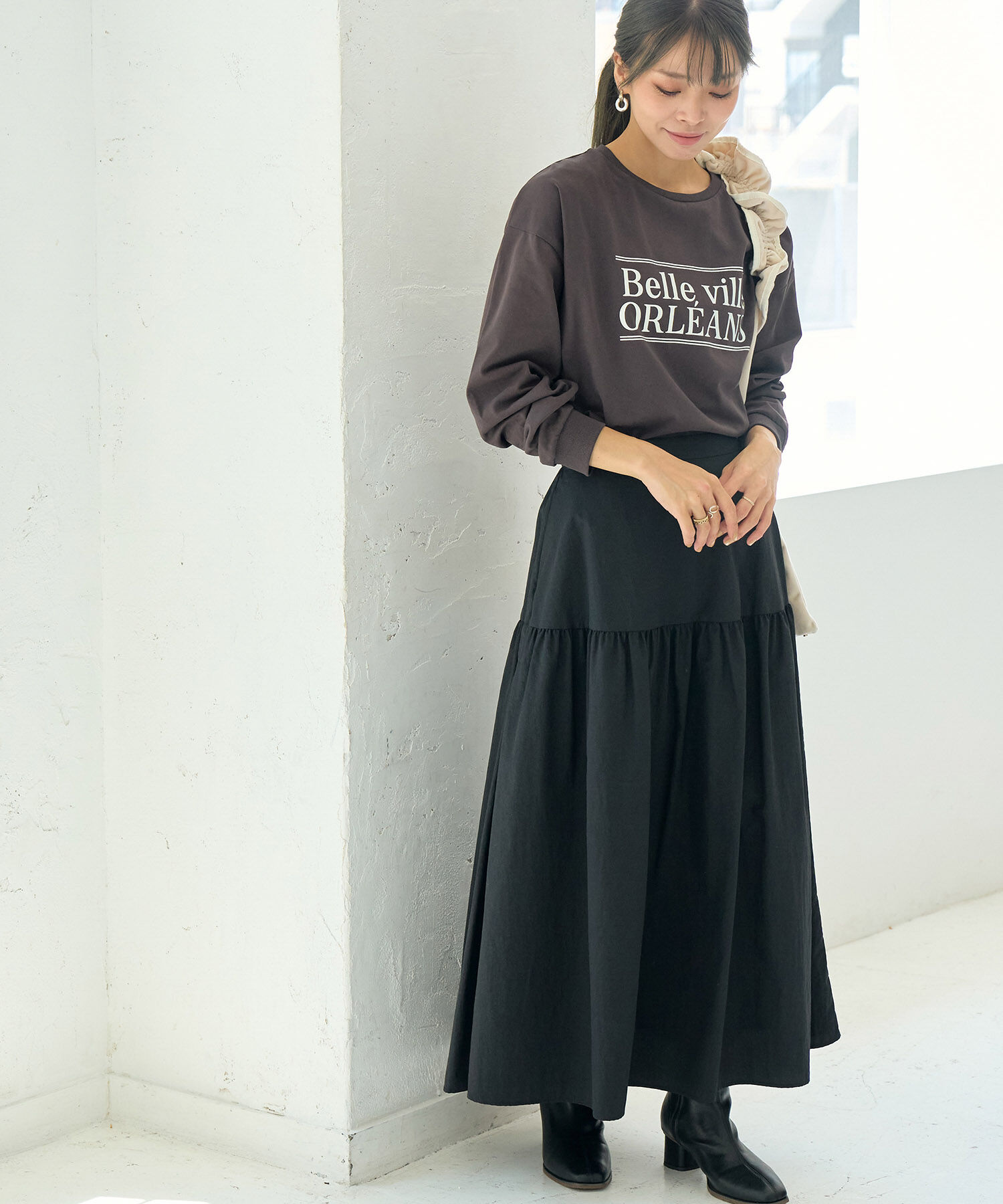 ROPE' PICNIC R「ナイロンギャザースカート」|スカート|