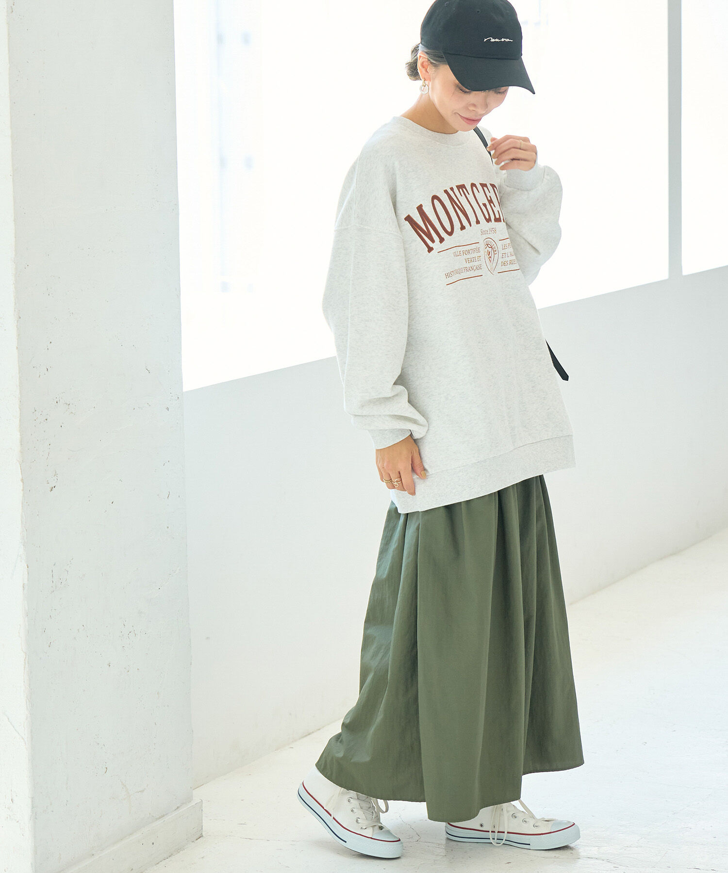 ROPE' PICNIC R「ナイロンギャザースカート」|スカート|