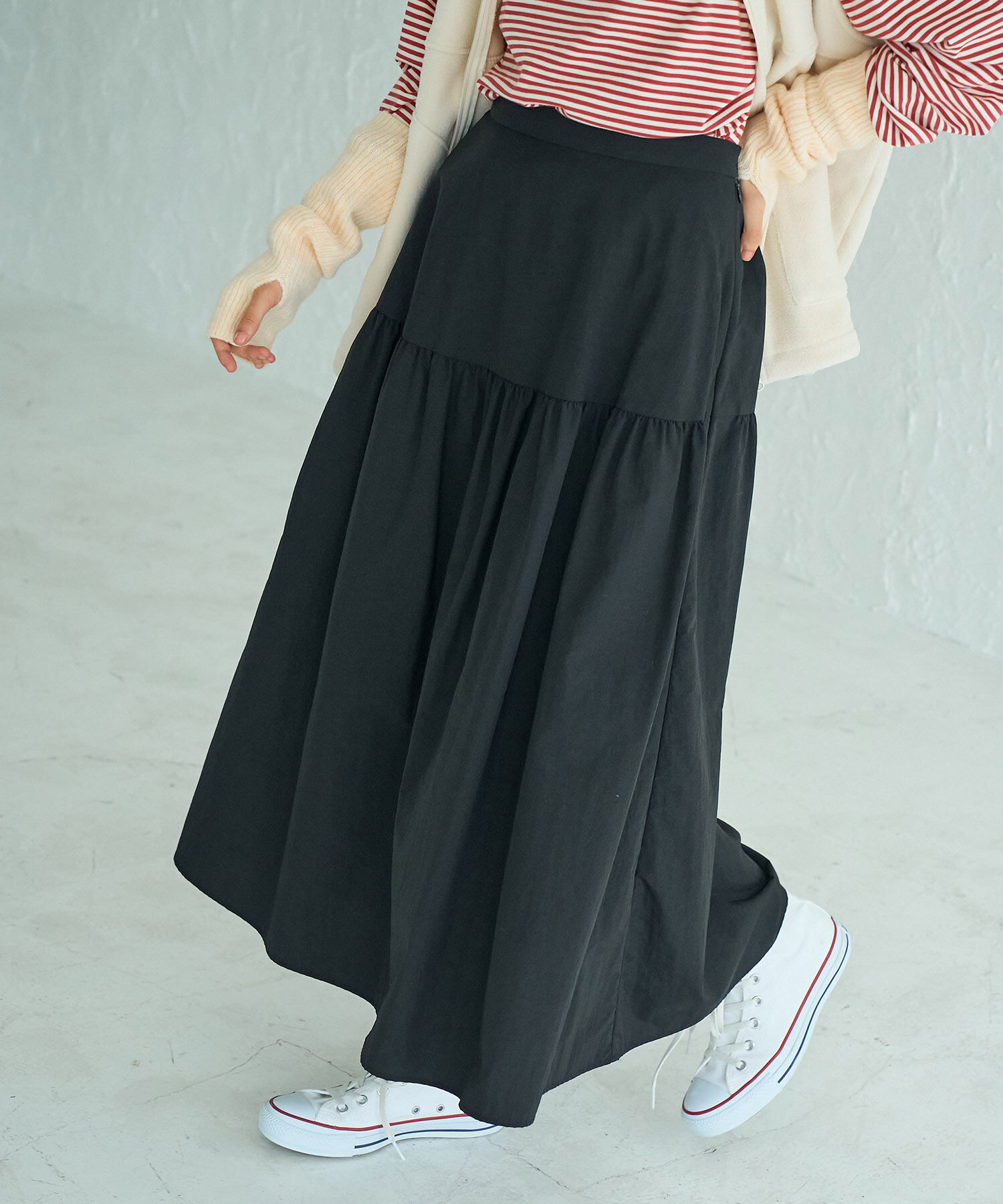 ROPE' PICNIC R「ナイロンギャザースカート」|スカート|