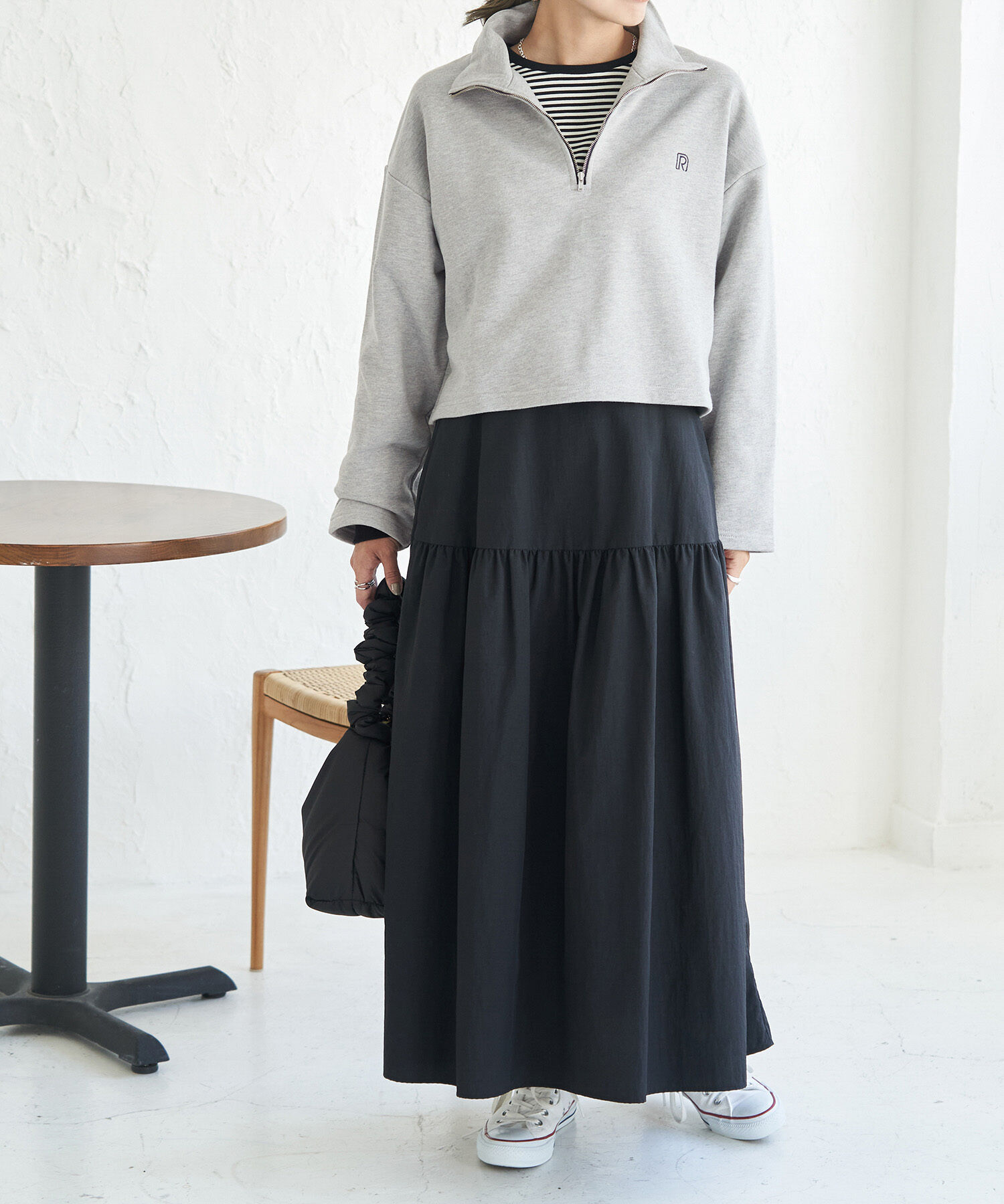 ROPE' PICNIC R「ナイロンギャザースカート」|スカート|