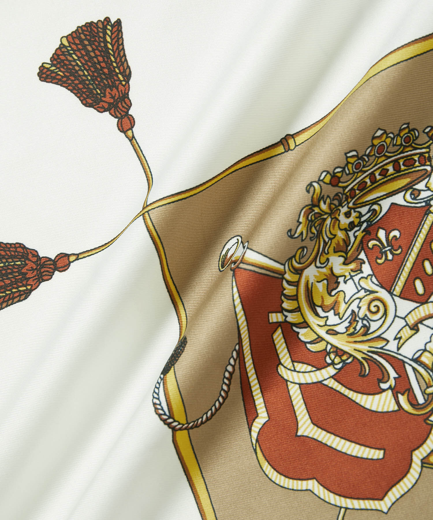 ROPE PICNIC PASSAGE「リング付きビンテージライクプリントスカーフ」|バンダナ・スカーフ|