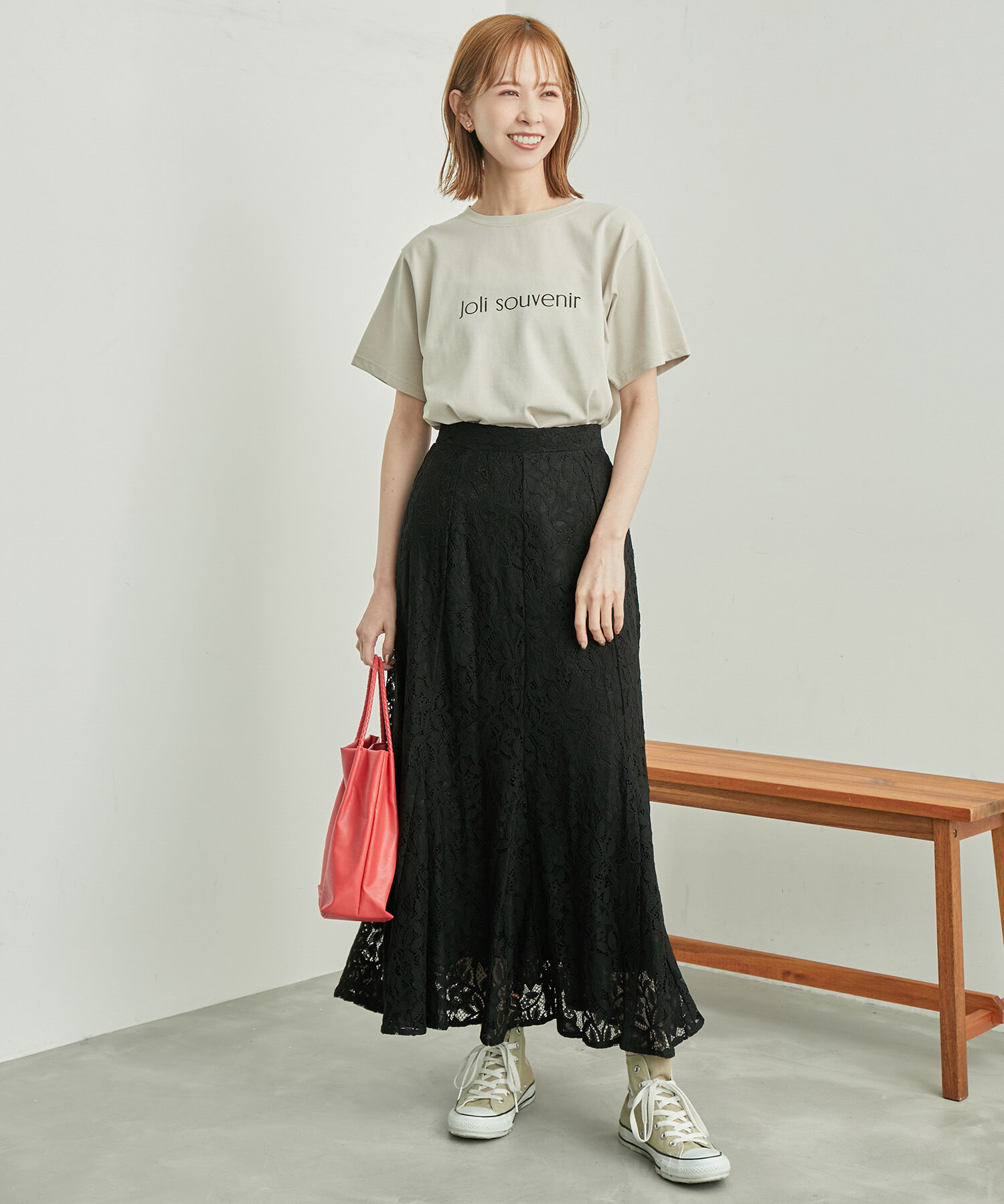 Rope&rsquo;Picnic「レースマーメイドスカート」|スカート|