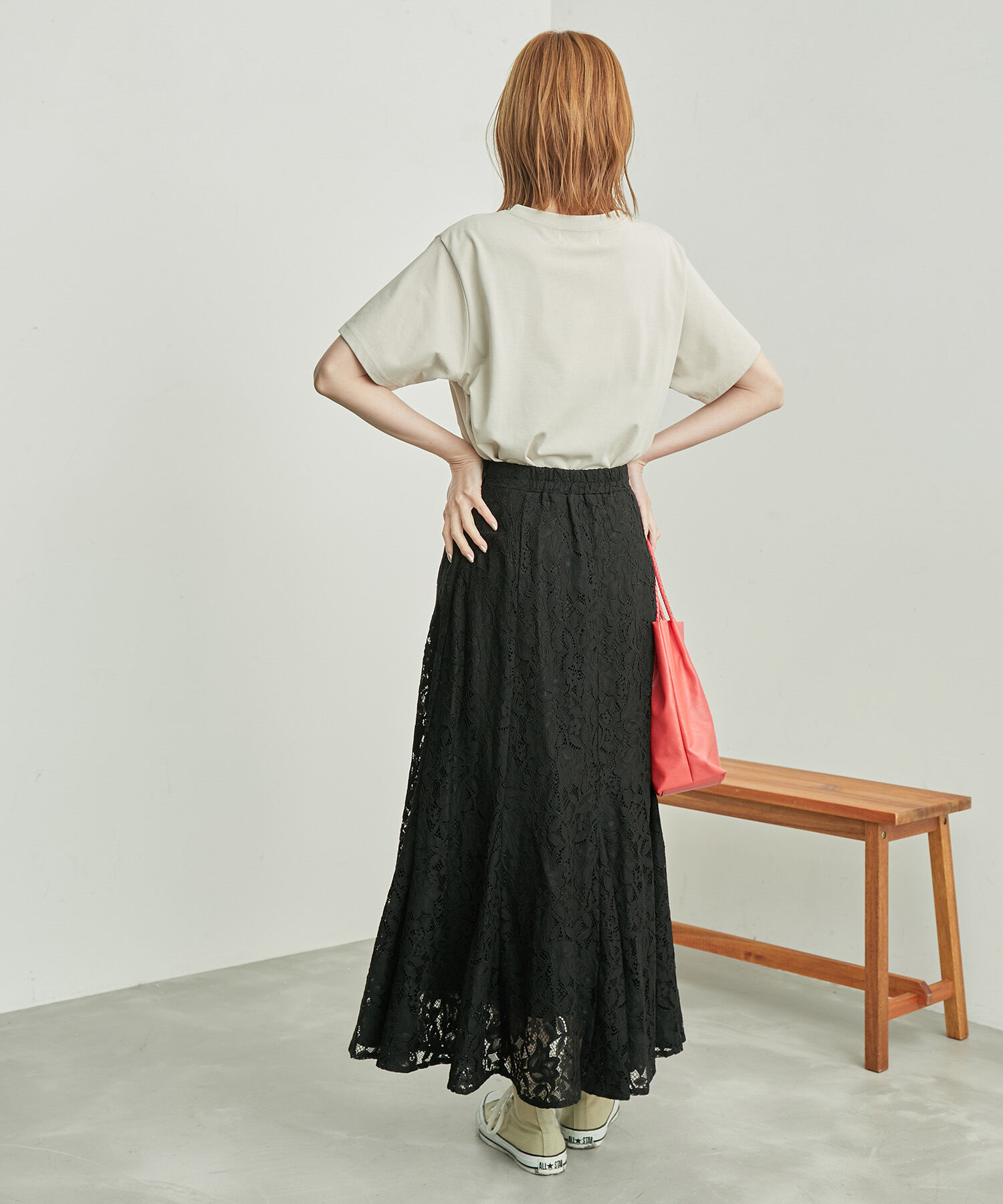 Rope&rsquo;Picnic「レースマーメイドスカート」|スカート|