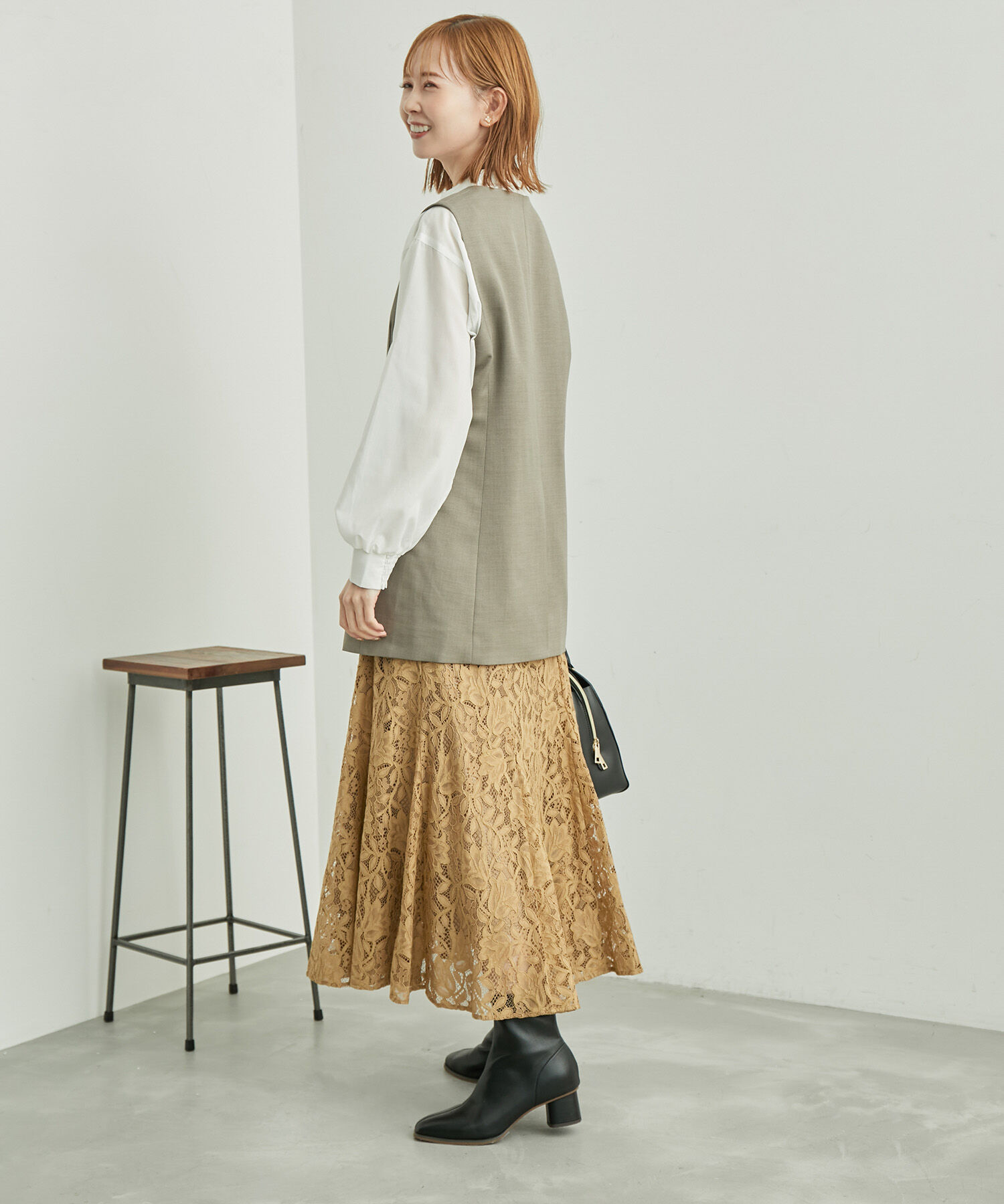 Rope&rsquo;Picnic「レースマーメイドスカート」|スカート|