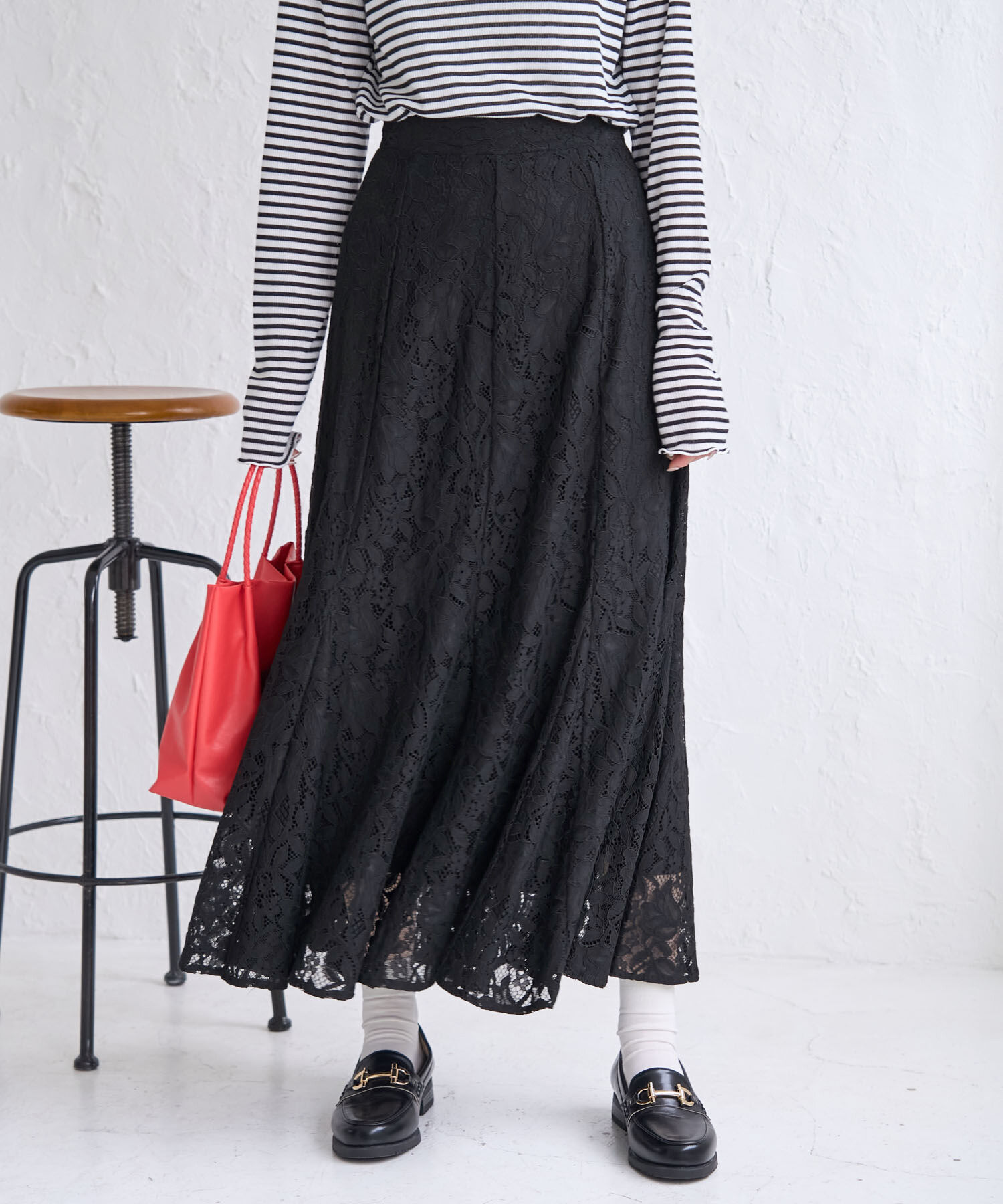 Rope&rsquo;Picnic「レースマーメイドスカート」|スカート|