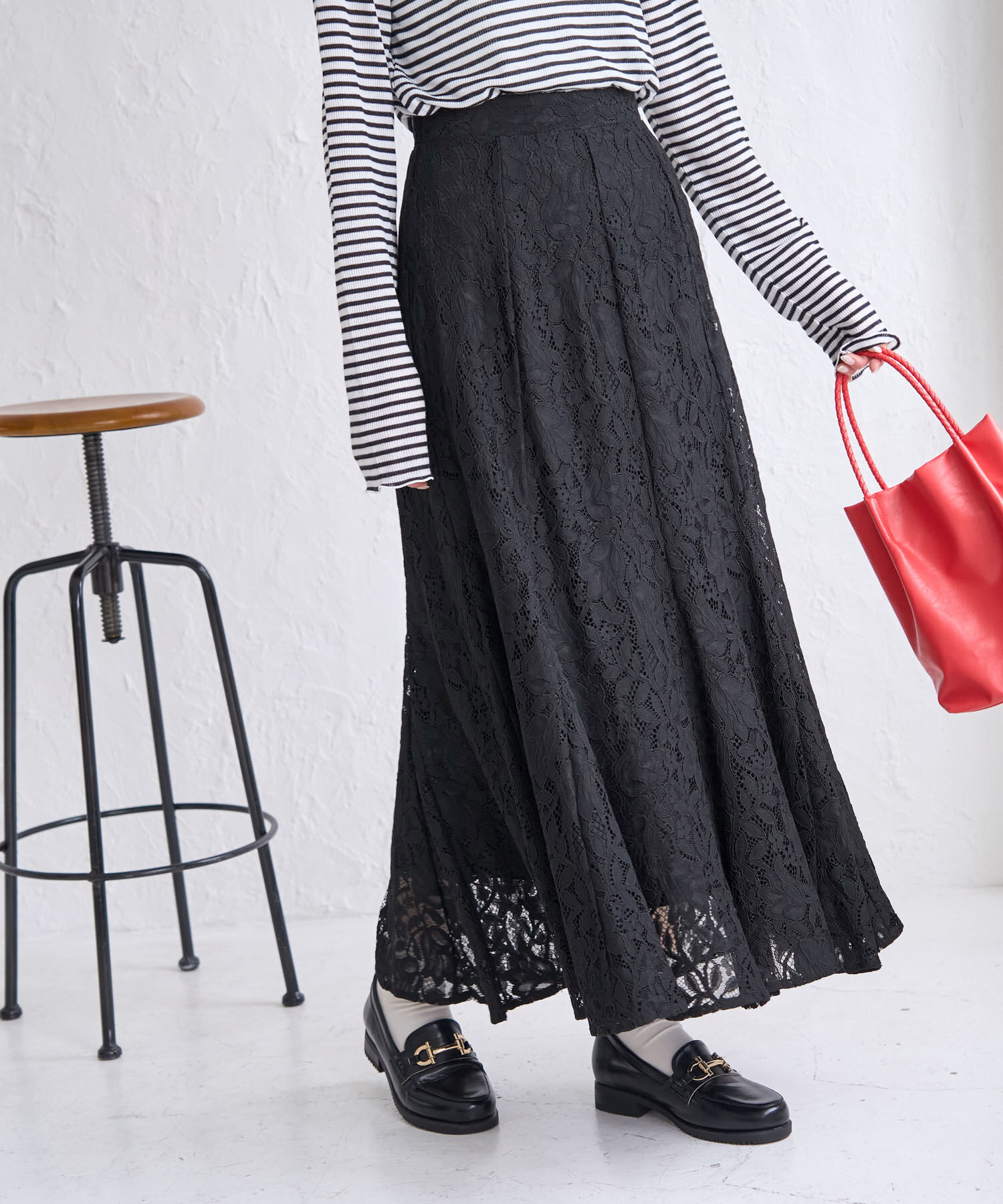 Rope&rsquo;Picnic「レースマーメイドスカート」|スカート|