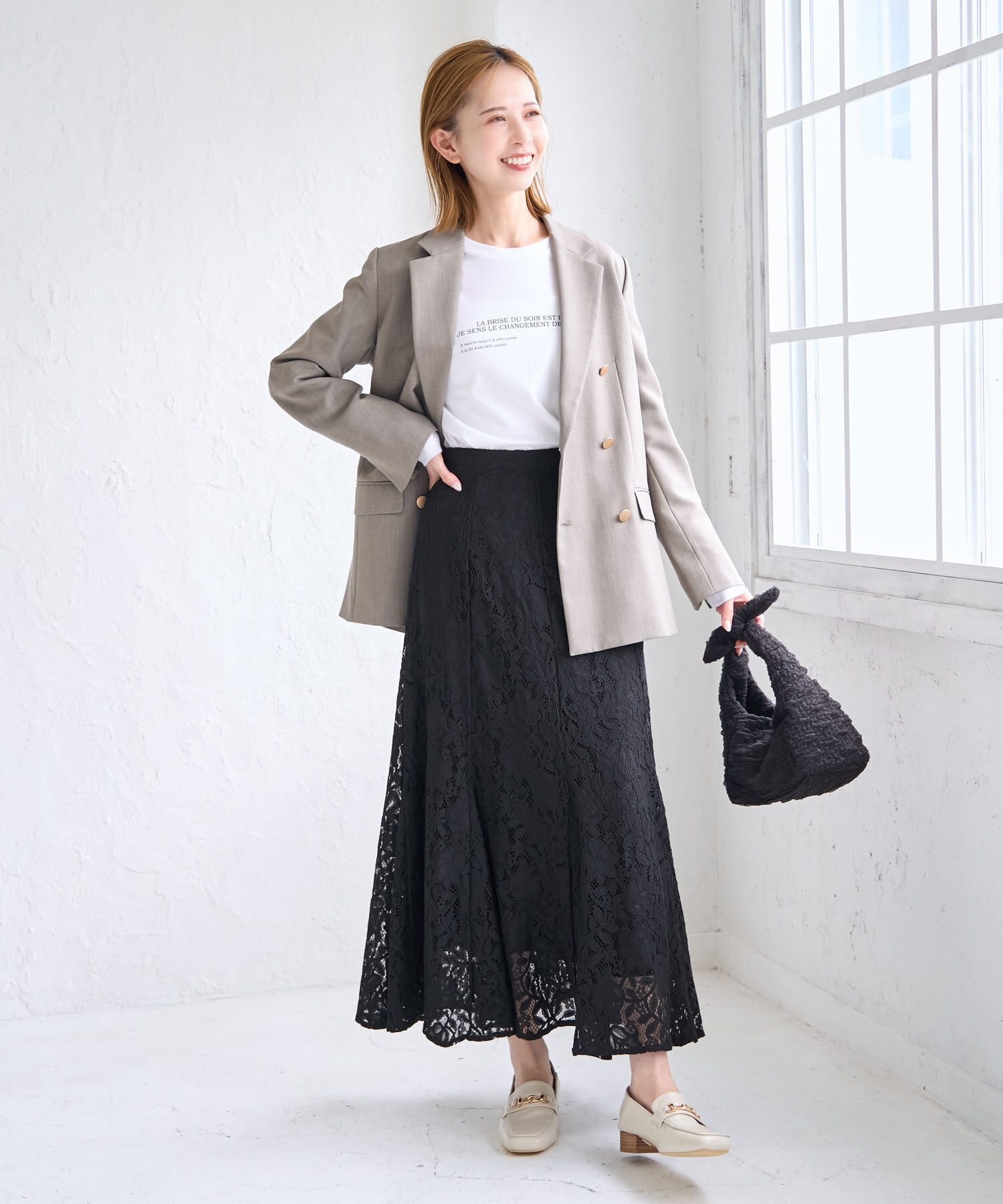 Rope&rsquo;Picnic「レースマーメイドスカート」|スカート|