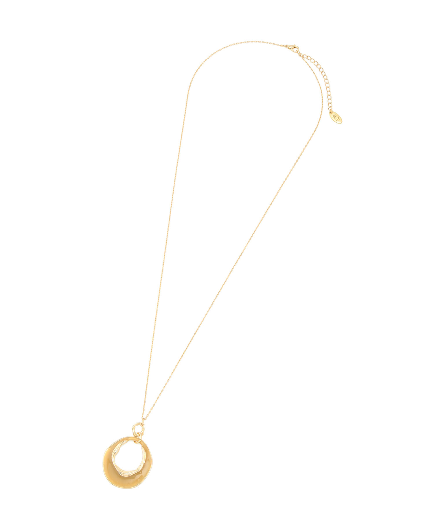 ROPE PICNIC PASSAGE「エポカラー変型サークルトップペンダント」|ネックレス|